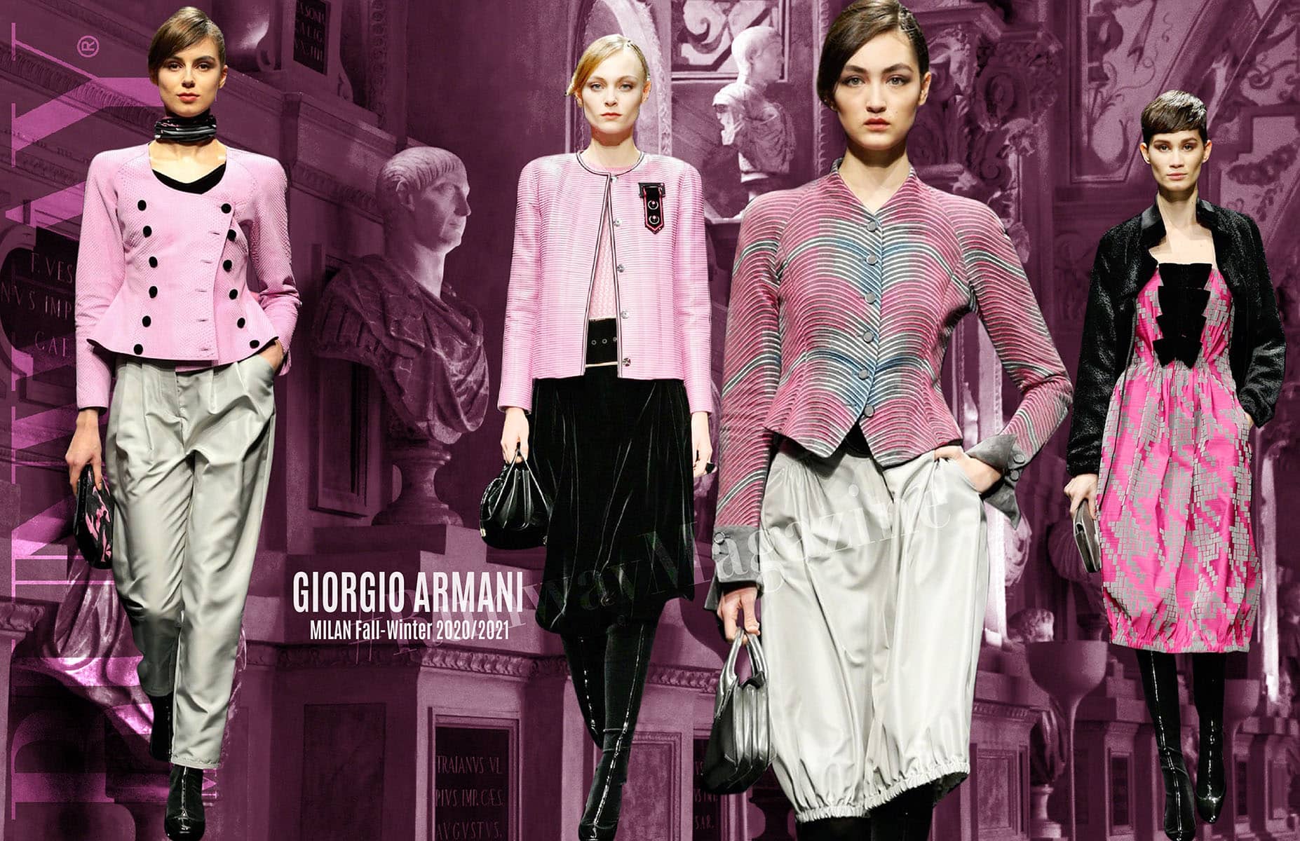 Giorgio Armani Otoño-Invierno 2020-2021 Milán de RUNWAY REVISTA
