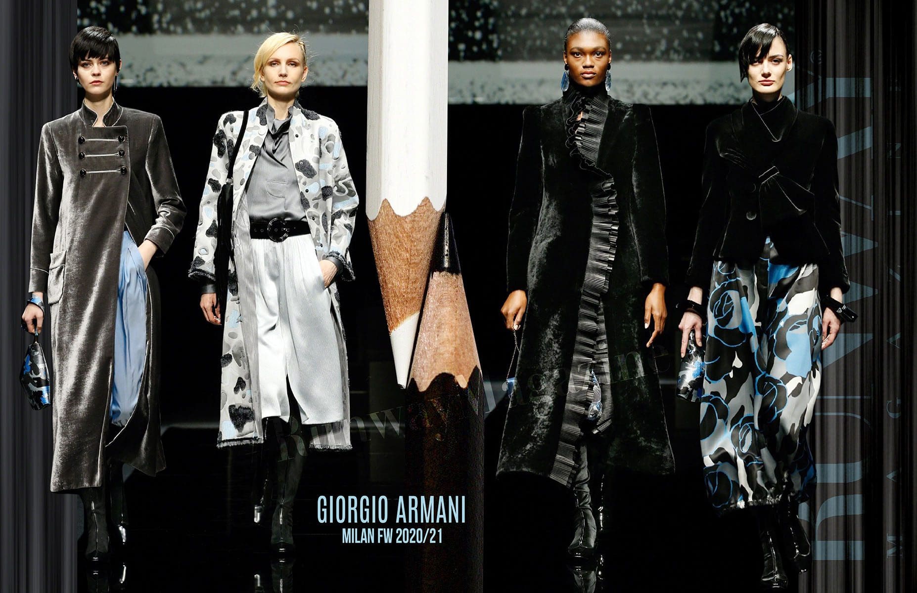 Giorgio Armani Otoño-Invierno 2020-2021 Milán de RUNWAY REVISTA
