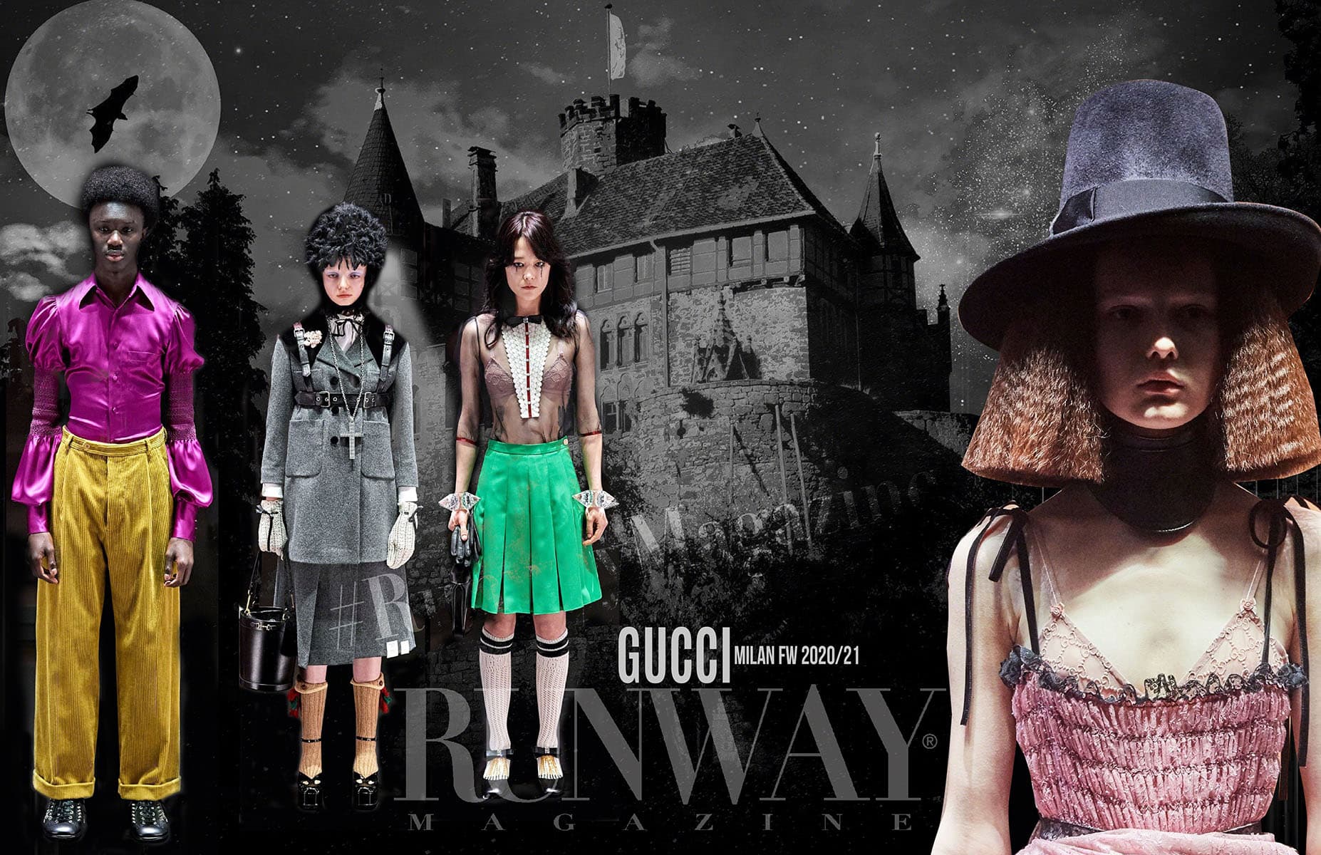GUCCI Autunno-Inverno 2020-2021 Milano di RUNWAY MAGAZINE