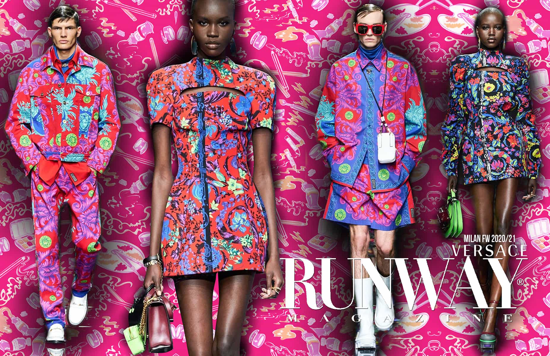 VERSACE Otoño-Invierno 2020-2021 Milán de RUNWAY REVISTA