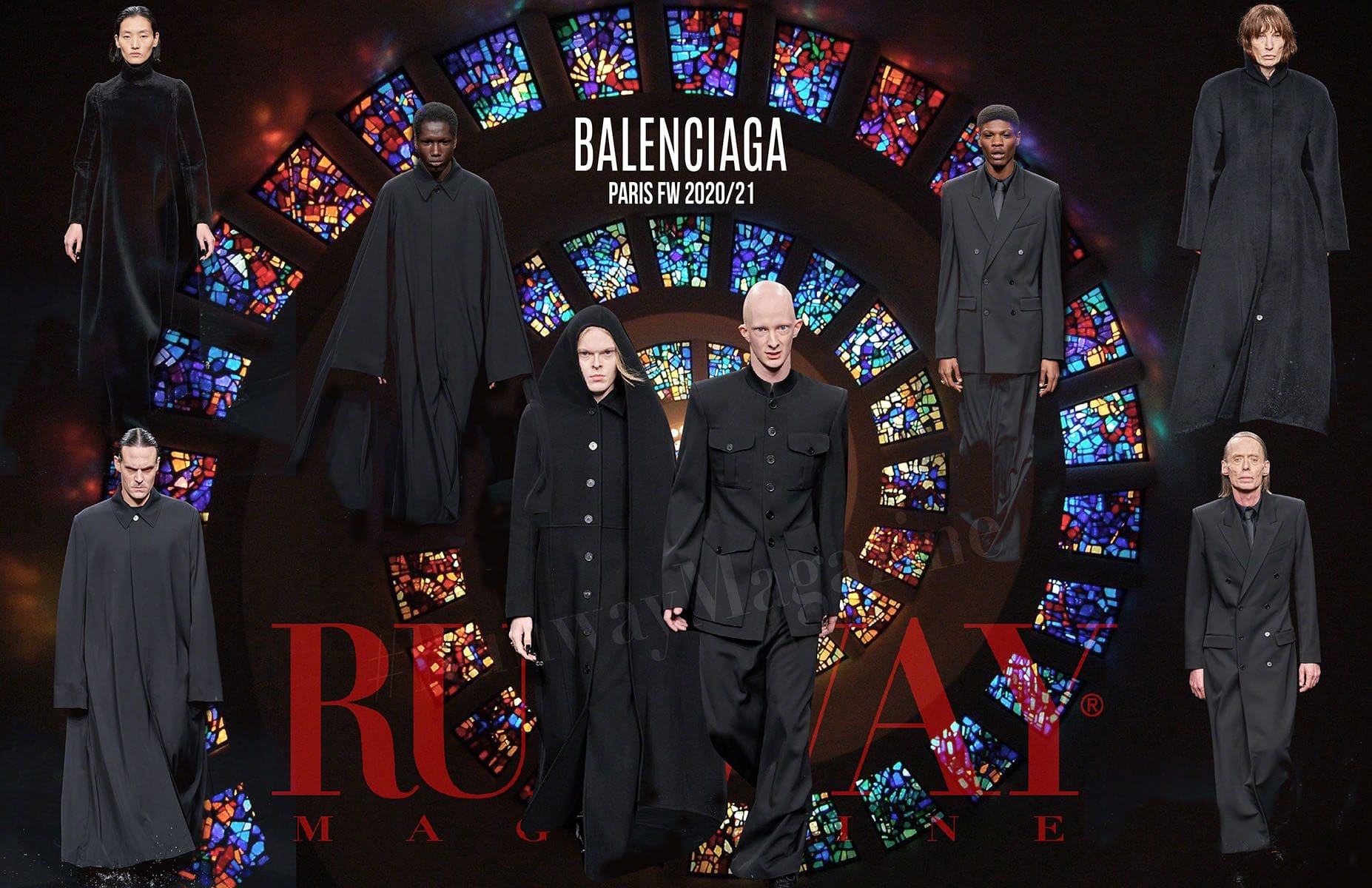 BALENCIAGA 2020-2021秋冬巴黎by RUNWAY 杂志