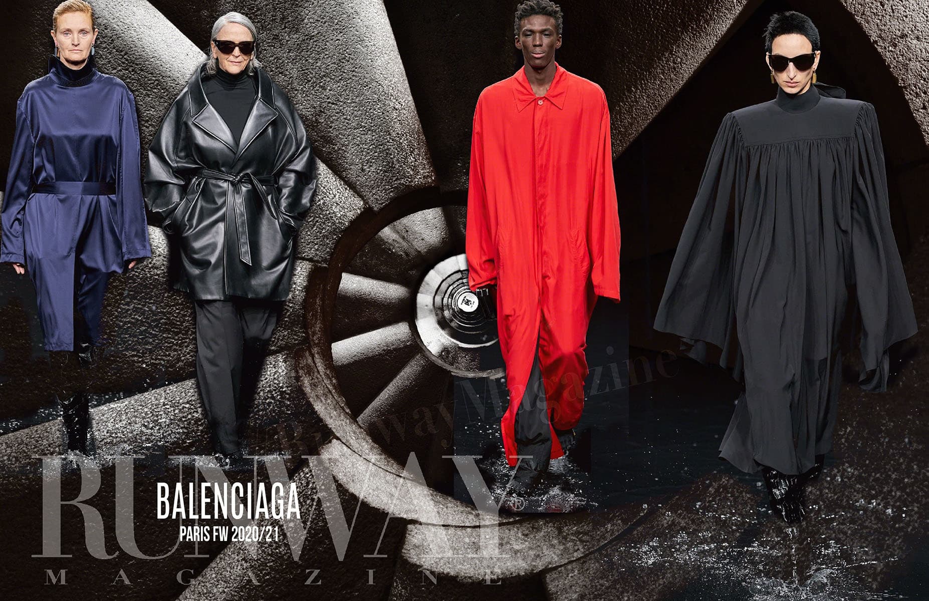 BALENCIAGA 2020-2021秋冬巴黎by RUNWAY 杂志