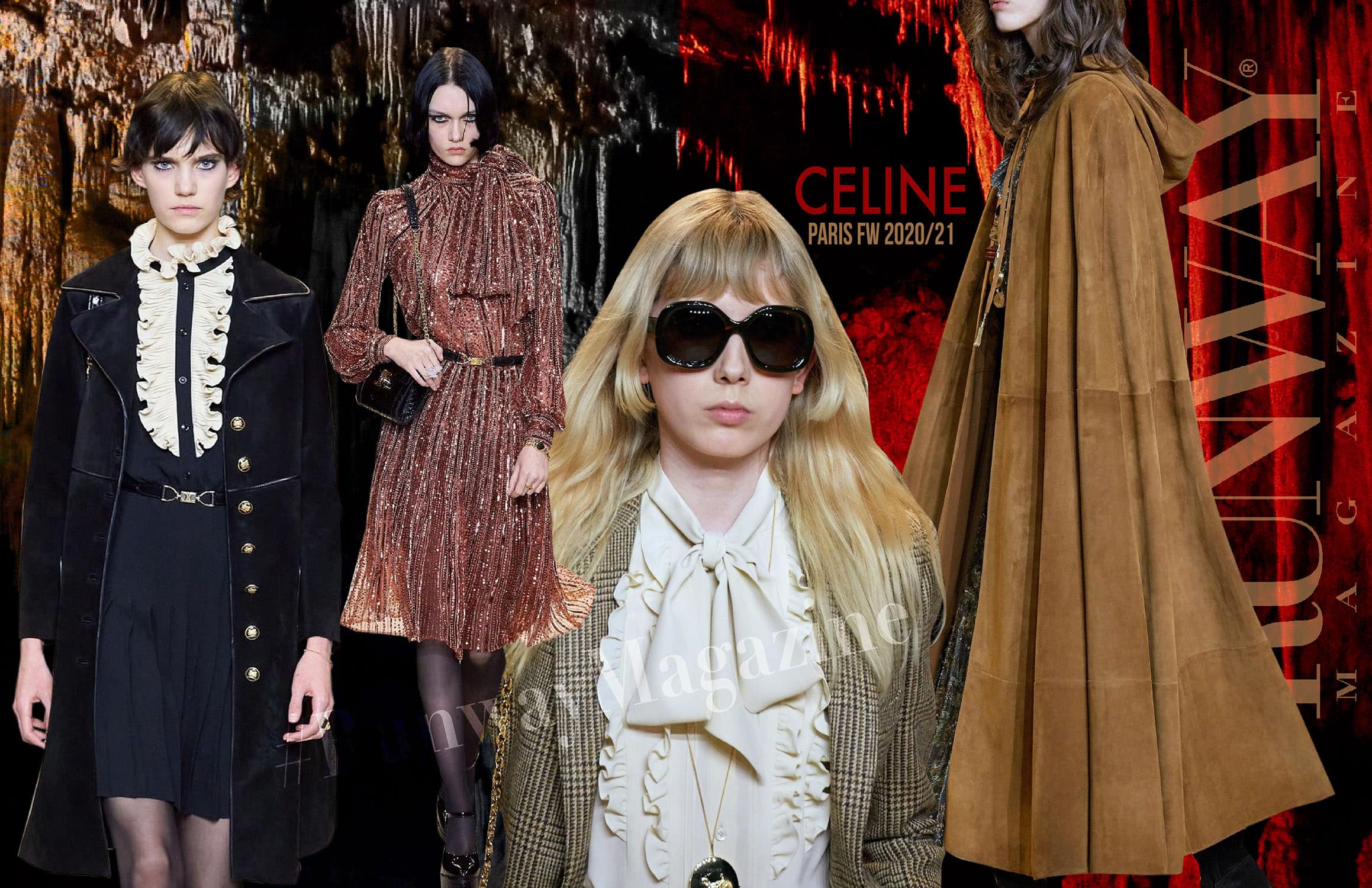 CELINE Осень-Зима 2020-2021 Париж от RUNWAY ЖУРНАЛ