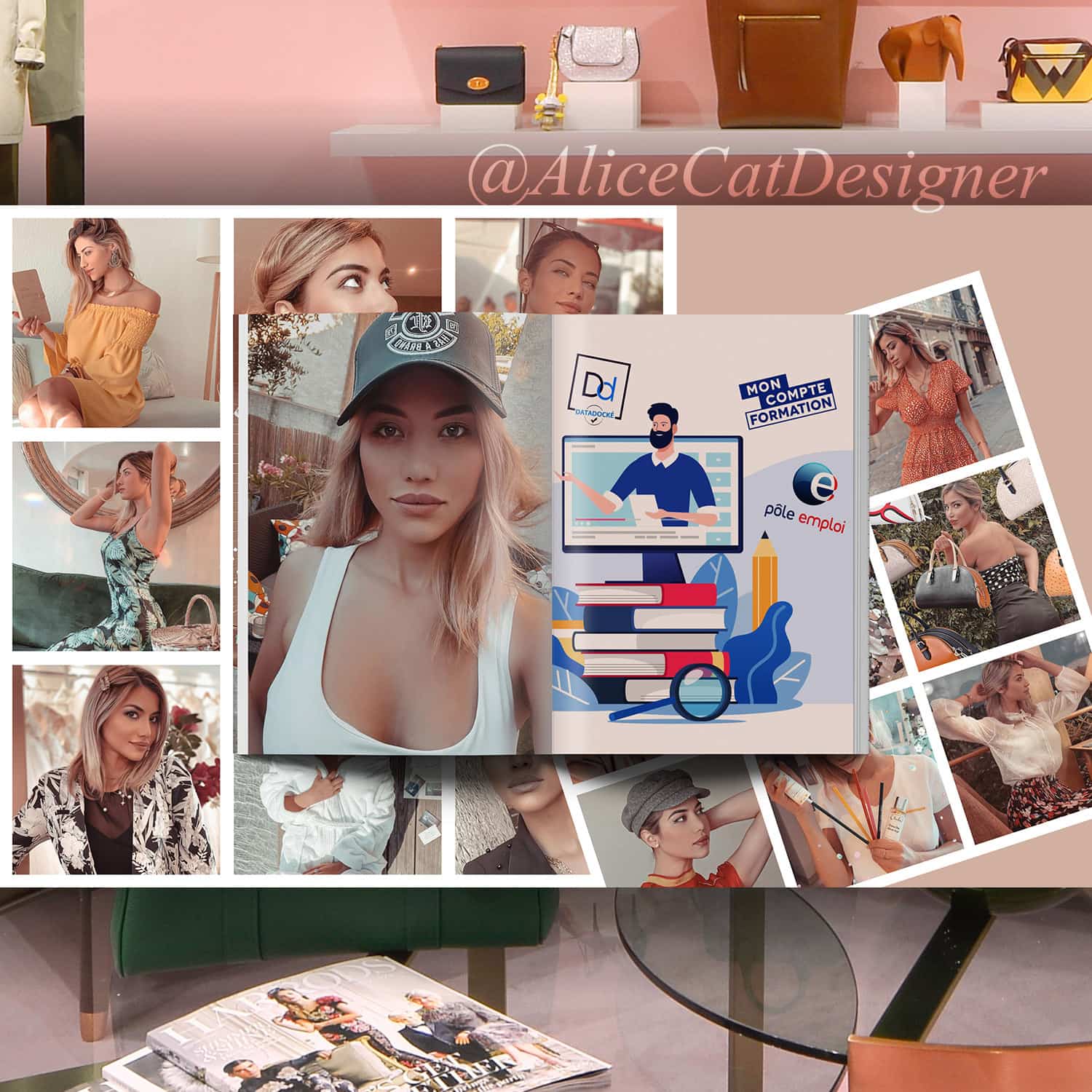 Influencer Alice Cathelineau @AliceCatDesigner launches Instagram training