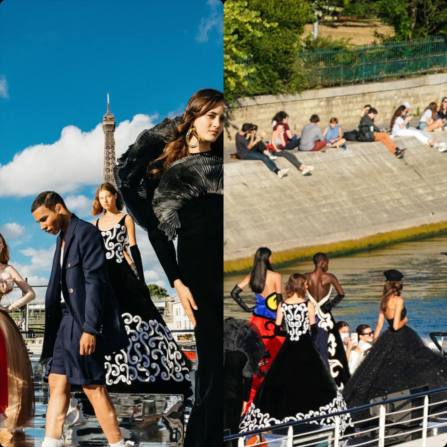 Balmain Couture Outono 2020 ou Balmain sur Seine por RUNWAY-REVISTA