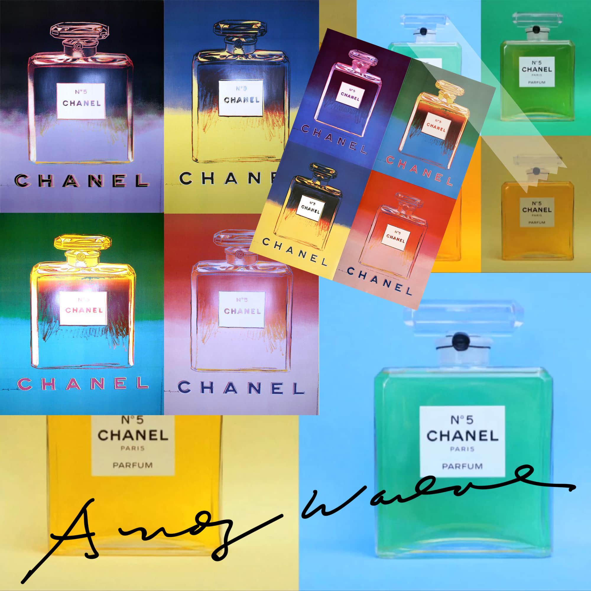 Perfume CHANEL 5 - Tresors INPI - Andy Warhol para CHANEL de RUNWAY REVISTA
