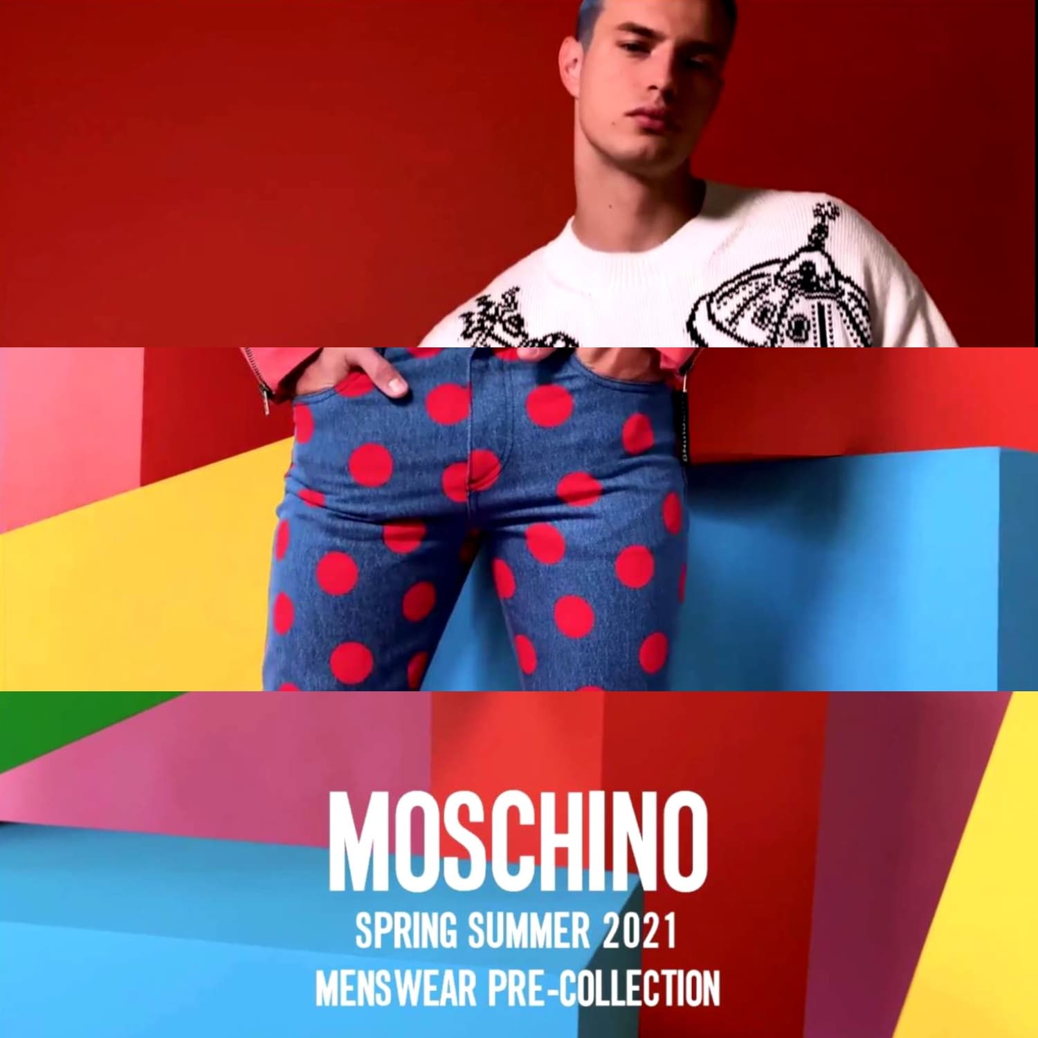 Moschino Spring Summer 2021 Men Milan Digital Fashion Week by RUNWAY MAGAZINE