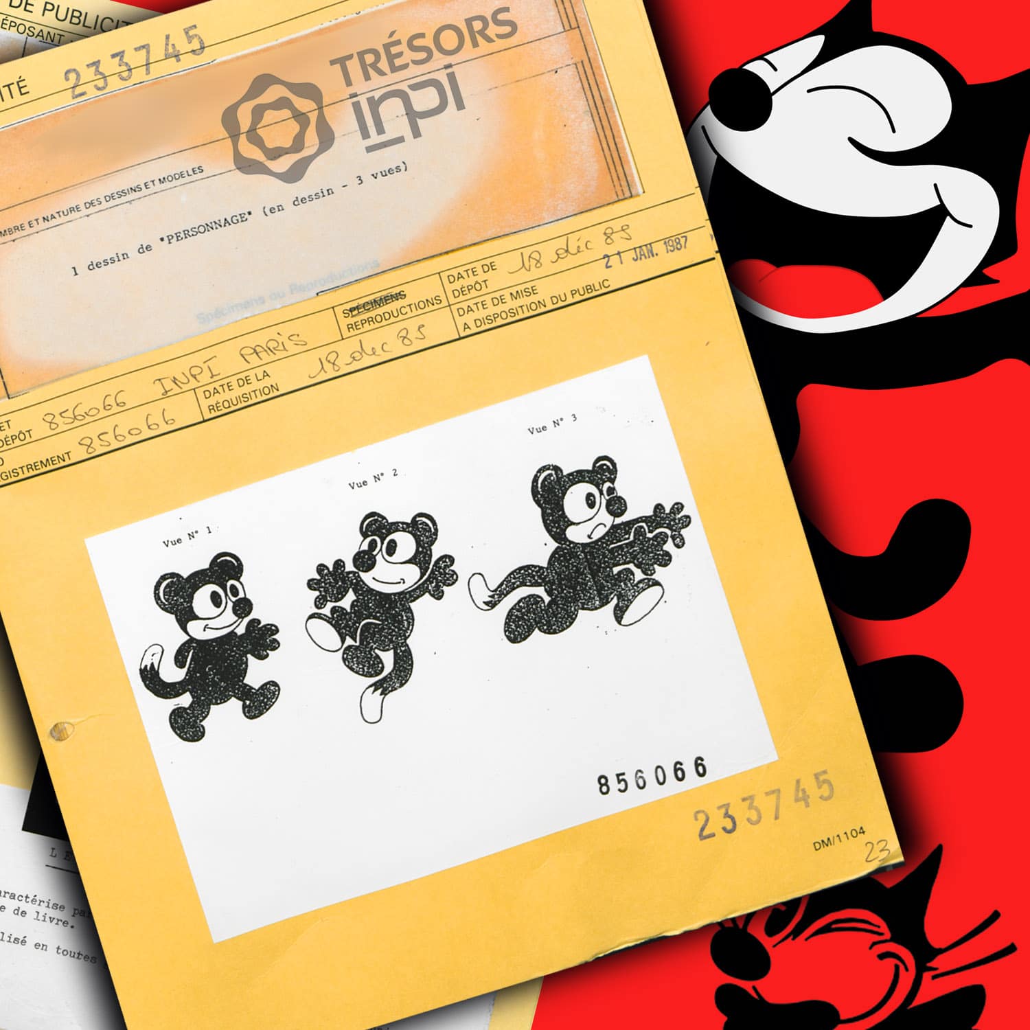 Félix le Chat di Jean-Charles de Castelbajac - Treasures INPI di RUNWAY MAGAZINE
