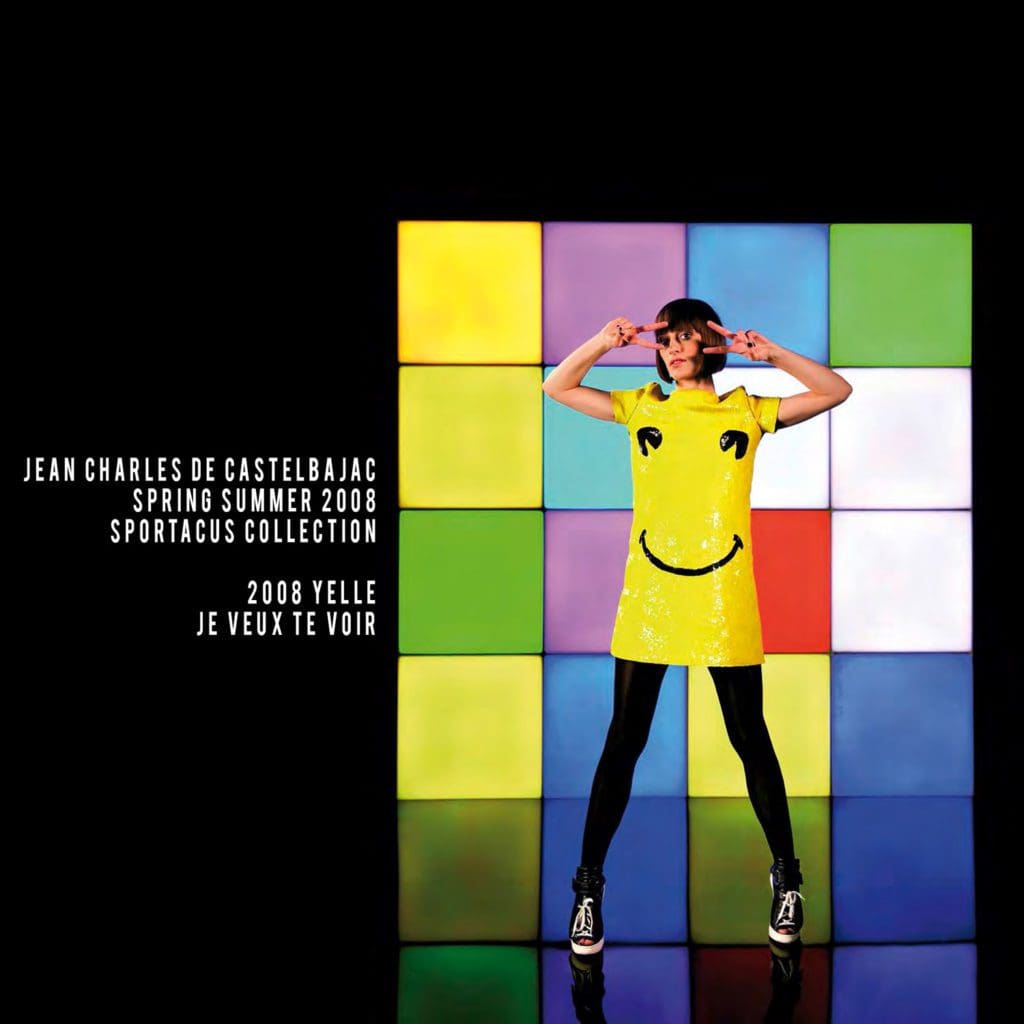 JC de Castelbajac-Estate 2008-Yelle video clip-je veux te voir-abito sorridente-collezione sportacus