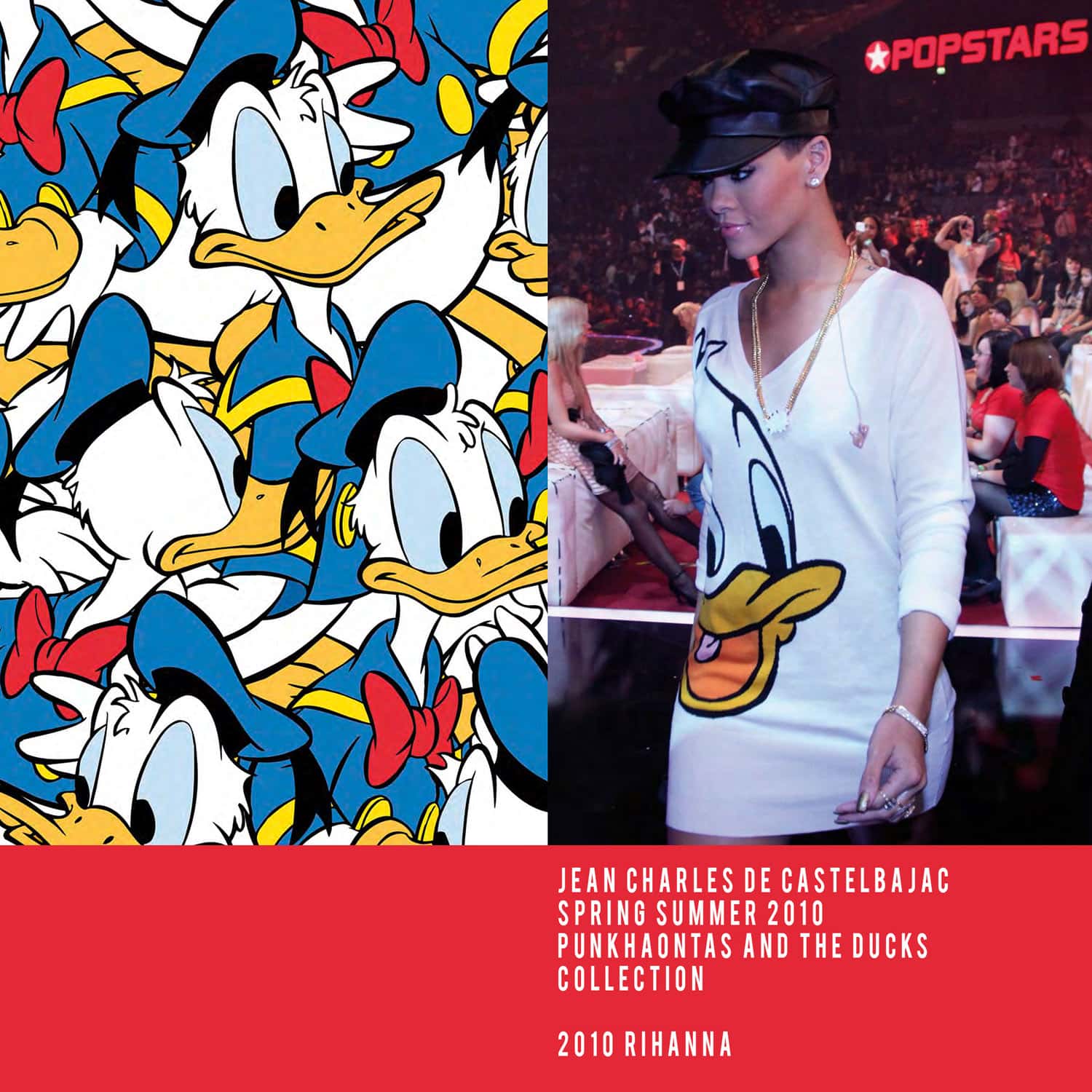 JC de Castelbajac-Estate 2010-Punkhaontas and the Ducks Collection-Rihanna