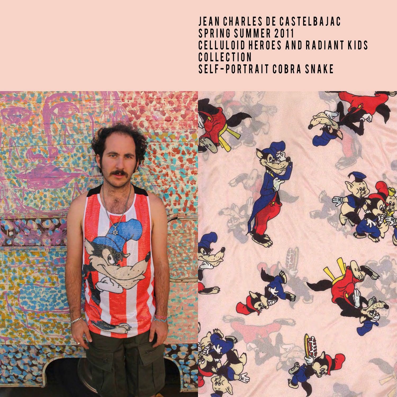 JC de Castelbajac-Estate 2011-Celluloid Heroes and Radiant Kids Collection-Cobra Snake