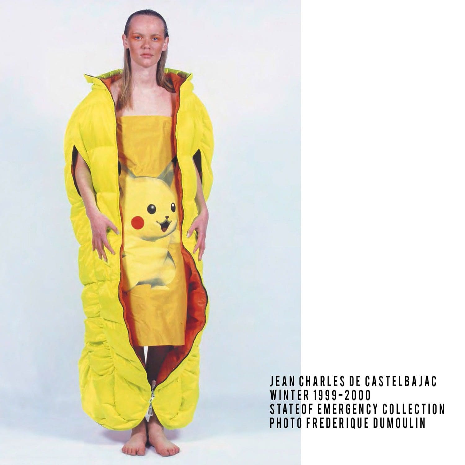 JC de Castelbajac-Winter 1999-2000, abito Pikachu, State of Emergency Collection