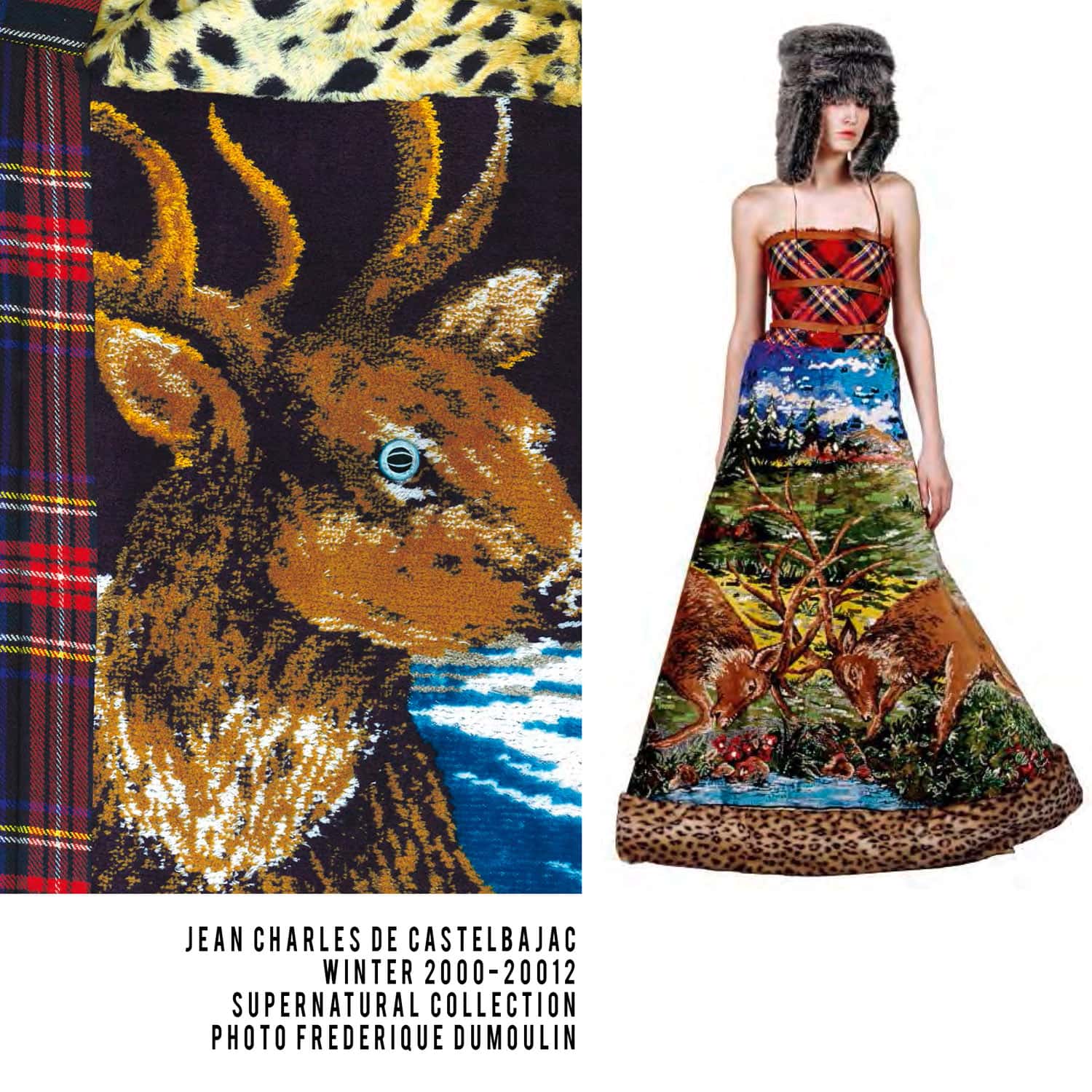 JC de Castelbajac-Inverno 2000-2001-Tapestry Dress-Supernatural Collection