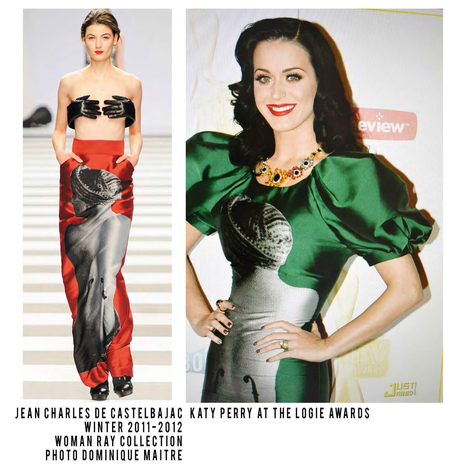 JC de Castelbajac-Inverno 2011-2012-Collezione Donna Ray-Katy Perry ai Logie Awards
