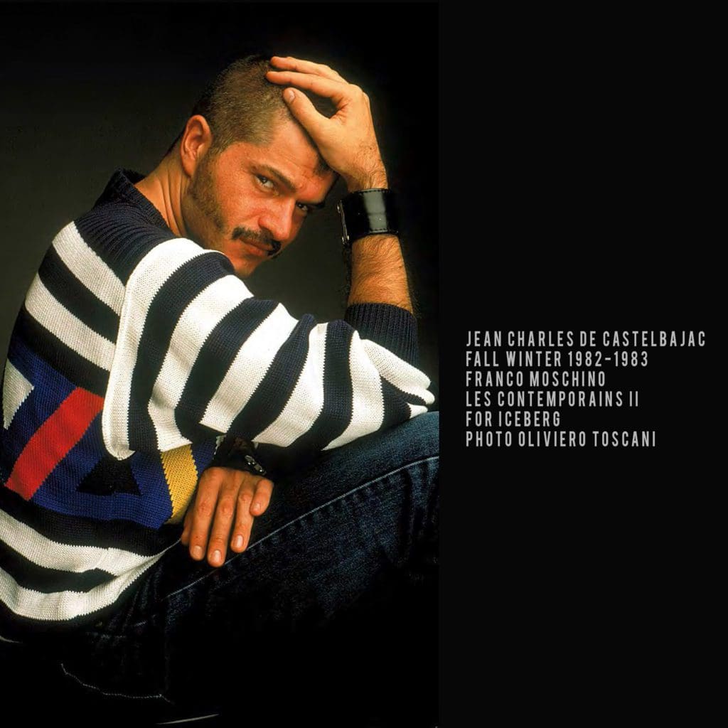 JC de Castelbajac per ICEBERG-1982-Franco Moschino-les contemporains II-foto Oliviero Toscani