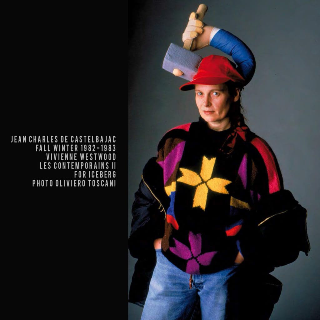 JC de Castelbajac per ICEBERG-1982-Vivienne Westwood-les contemporains II-foto Oliviero Toscani
