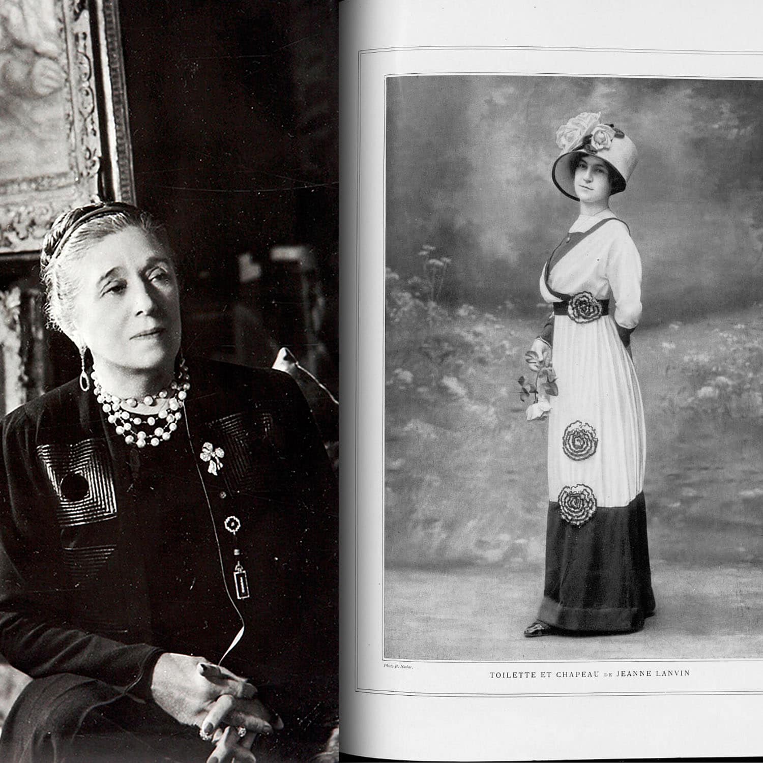 Maison Lanvin - Jeanne Lanvin et Marguerite - Invenciones Lanvin - Tesoros del INPI