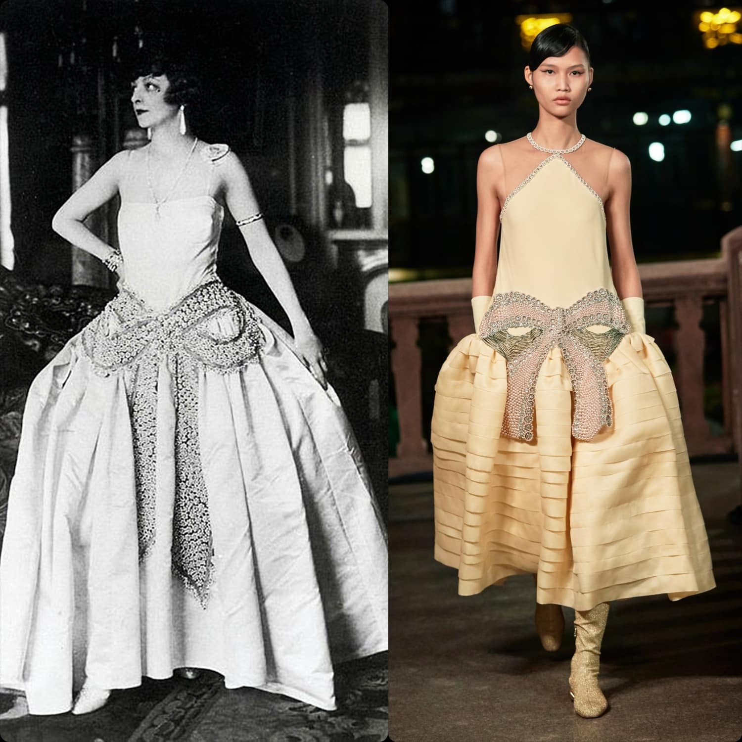 珍妮·兰文(Jeanne Lanvin)1925 vs兰文(Lanvin)2021年春夏上海 RUNWAY 杂志