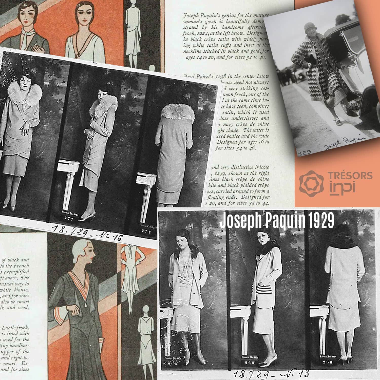 Джозеф Пакуин: модные изобретения 1929 года - INPI archives