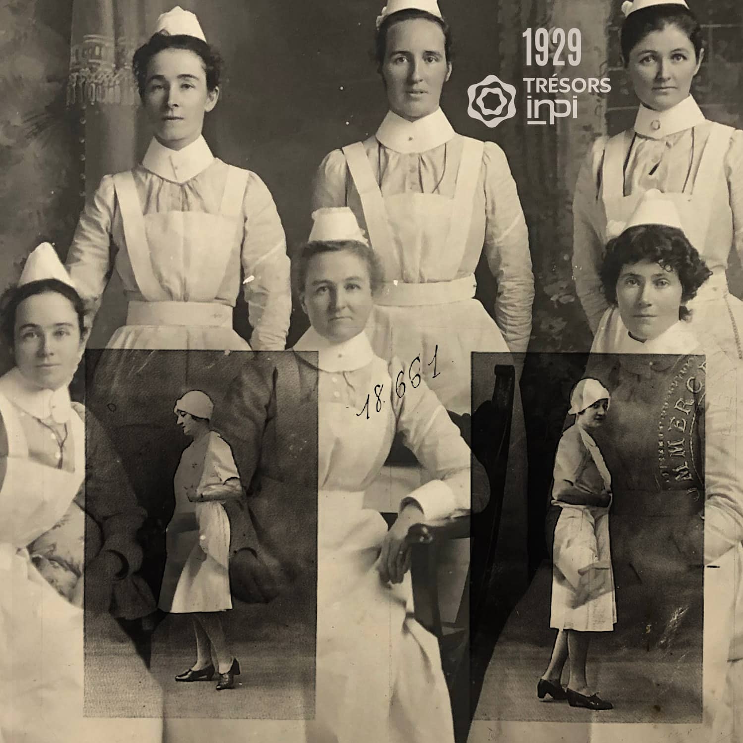 Униформа медсестры изобретение 1929 года - INPI archives
