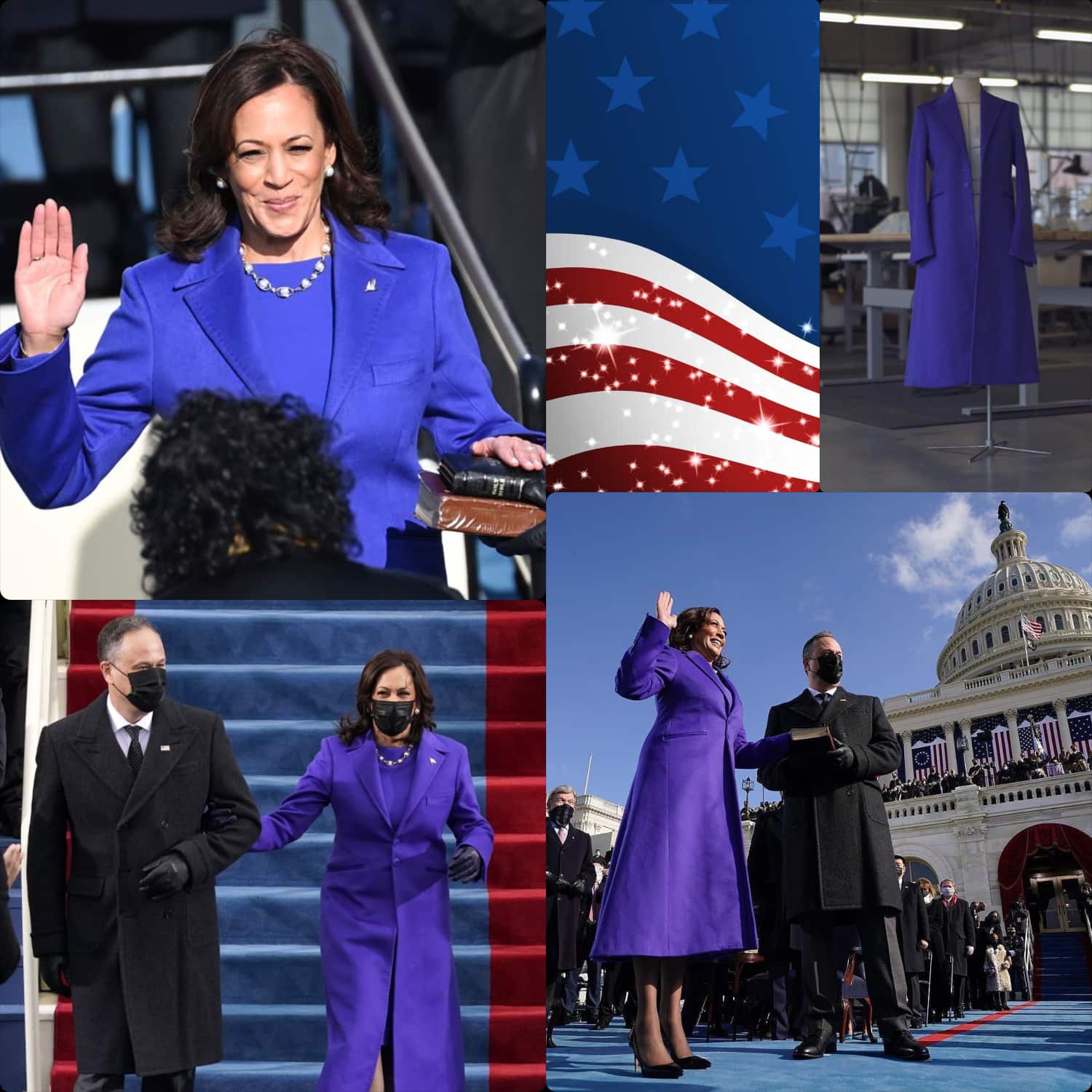 Inauguración del presidente Joe Biden -Kamala Harris viste a Christopher John Rogers - RUNWAY REVISTA