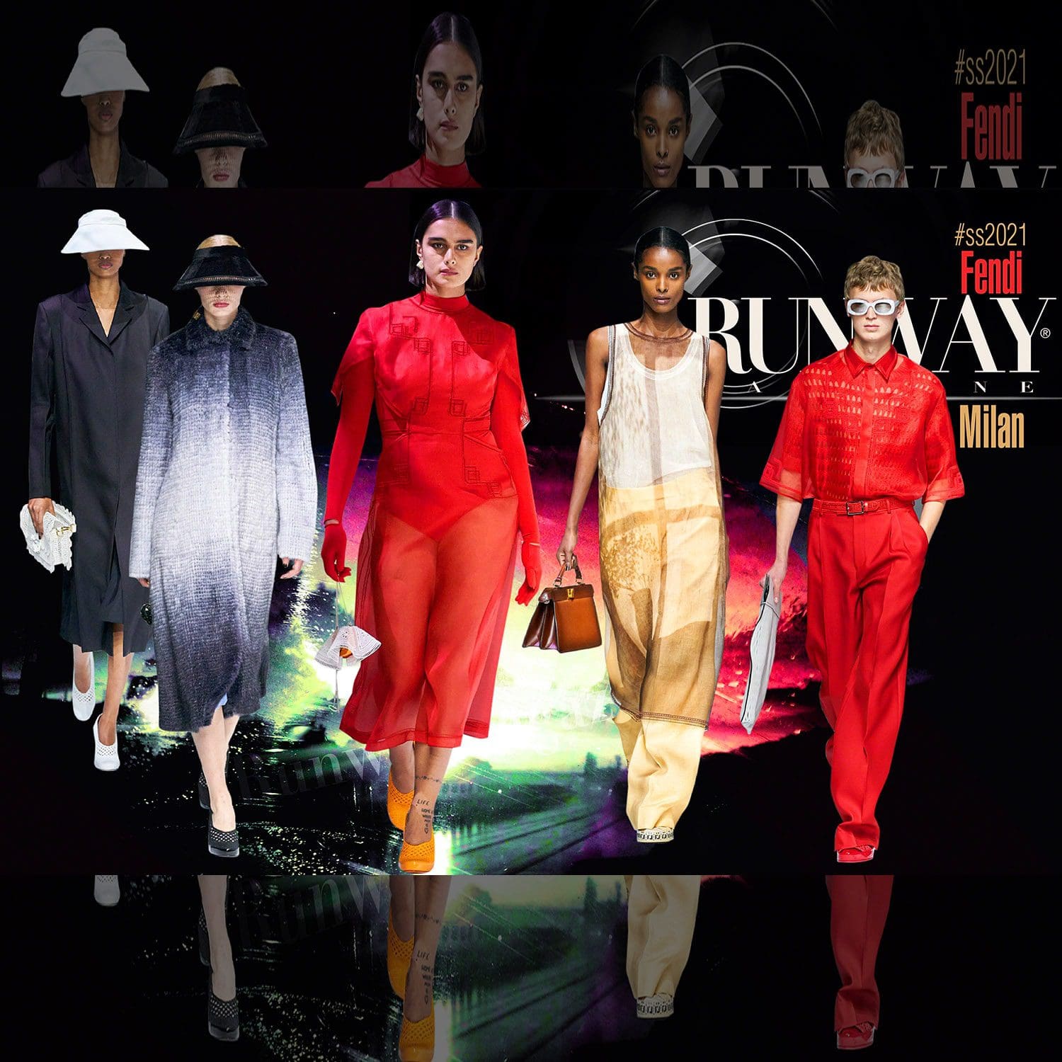Fendi Primavera Verano 2021 Milán por RUNWAY REVISTA
