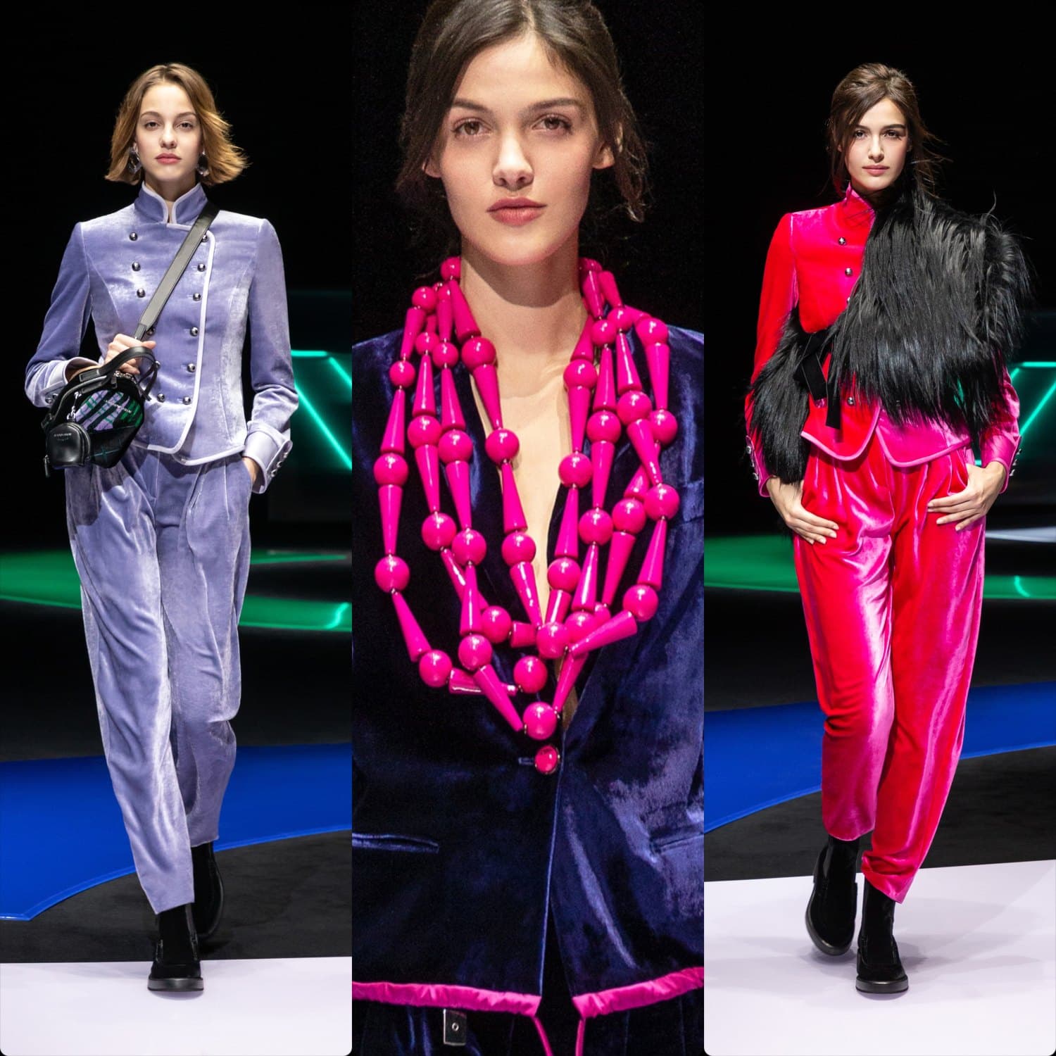Emporio Armani Automne Hiver 2021-2022 "Dans l'ambiance pop" par RUNWAY MAGAZINE