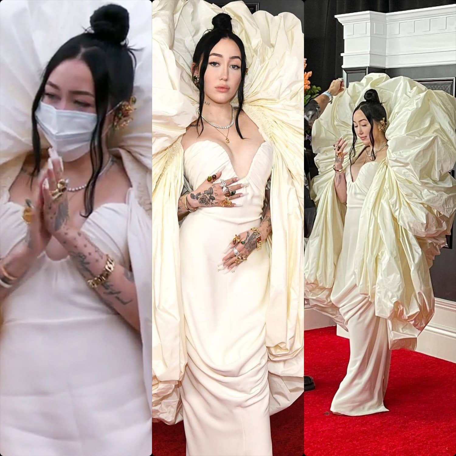 Noah Cyrus dans Schiaparelli de Daniel Roseberry aux Grammy Awards 2021 par RUNWAY MAGAZINE