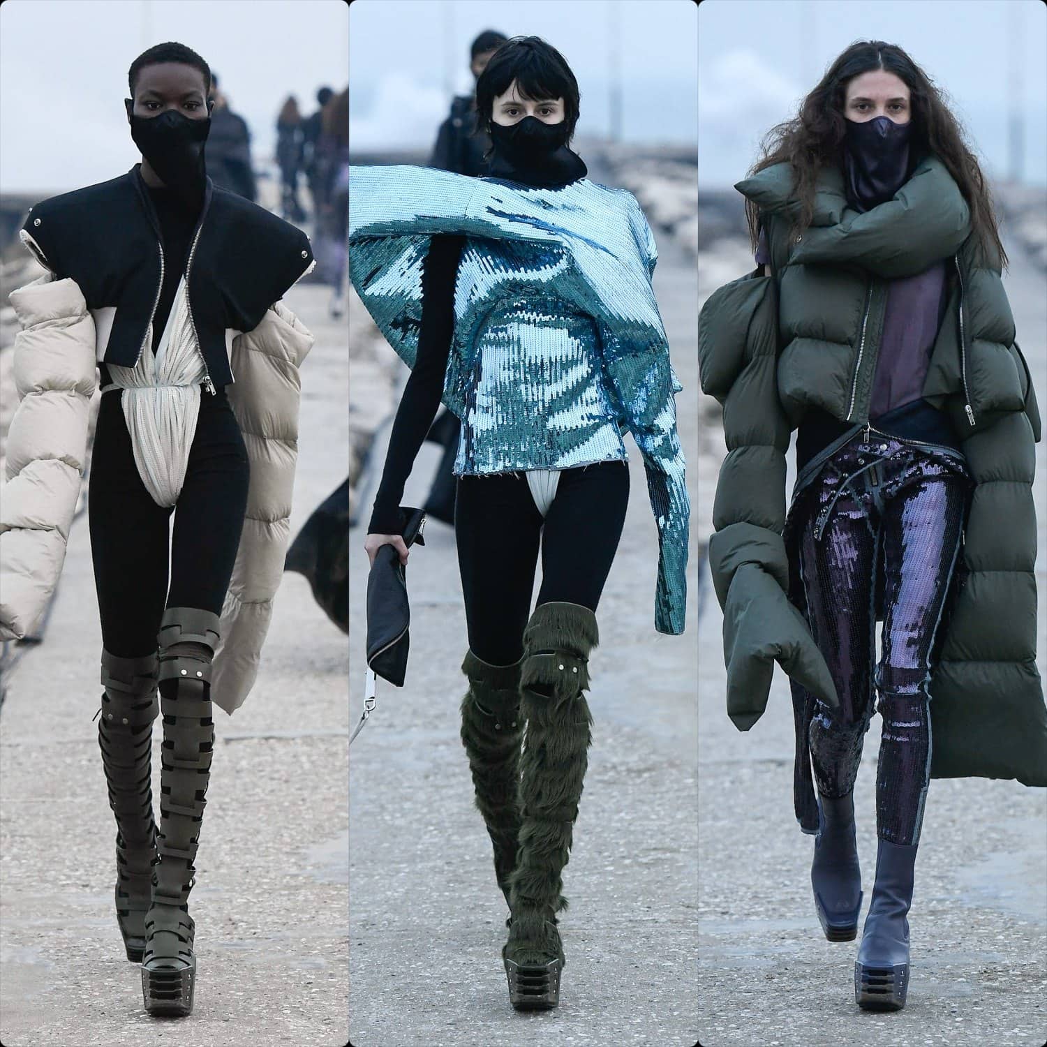 リックオウエンス2021年から2022年秋冬 RUNWAY マガジン