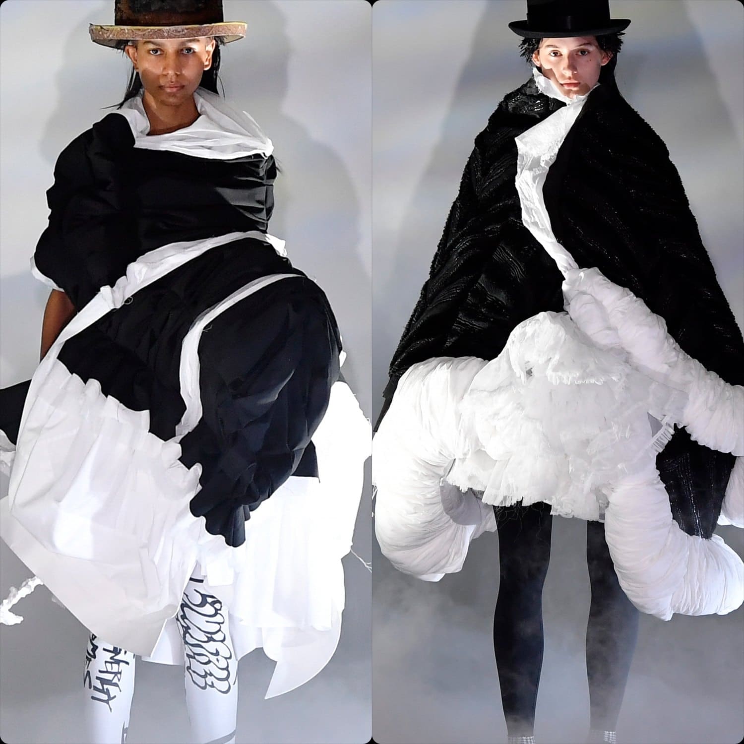 Comme des Garçons Outono Inverno 2021-2022 por RUNWAY MAGAZINE