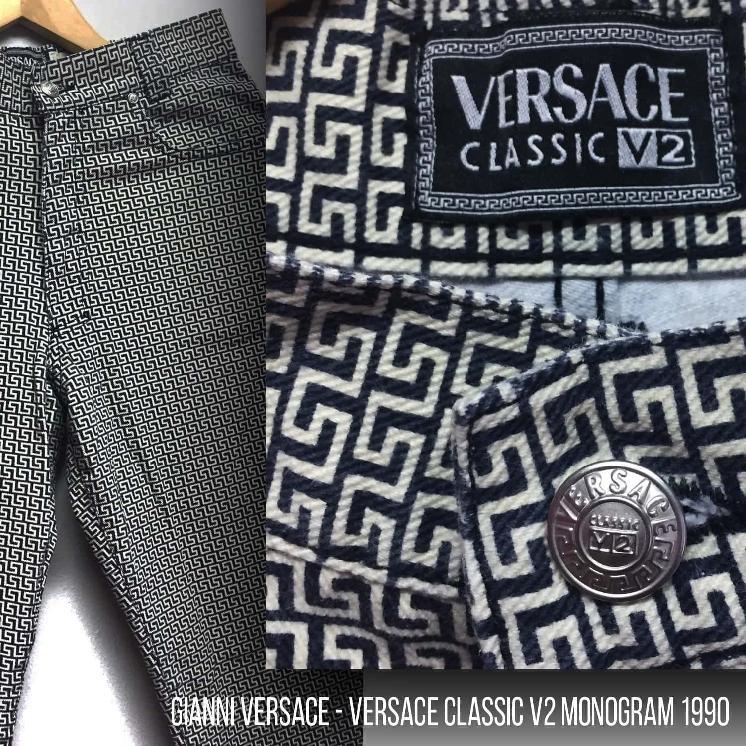 Gianni Versace - Versace Classic V2 Monogram history by RUNWAY MAGAZINE
