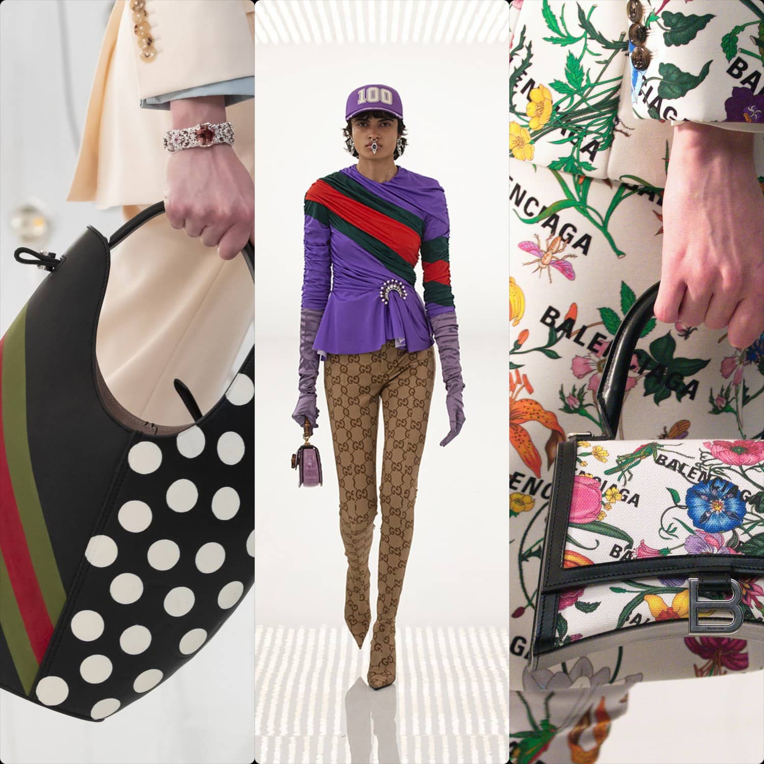 Aniversário de 100 anos Gucci x Balenciaga - Outono 2021-2022 por RUNWAY MAGAZINE