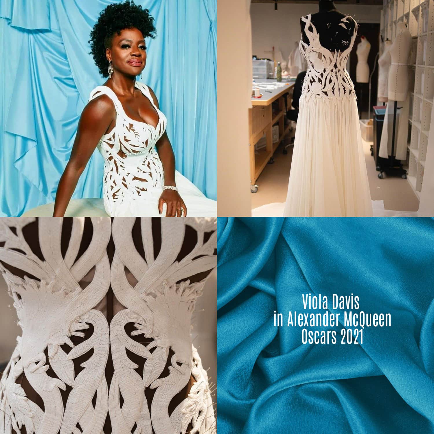 Viola Davis in Alexander McQueen per gli Oscar 2021 di RUNWAY MAGAZINE