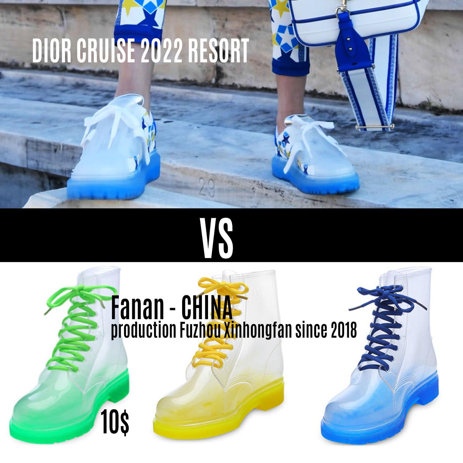 ディオールゼリースニーカーvsファナンゼリーブーツby RUNWAY マガジン