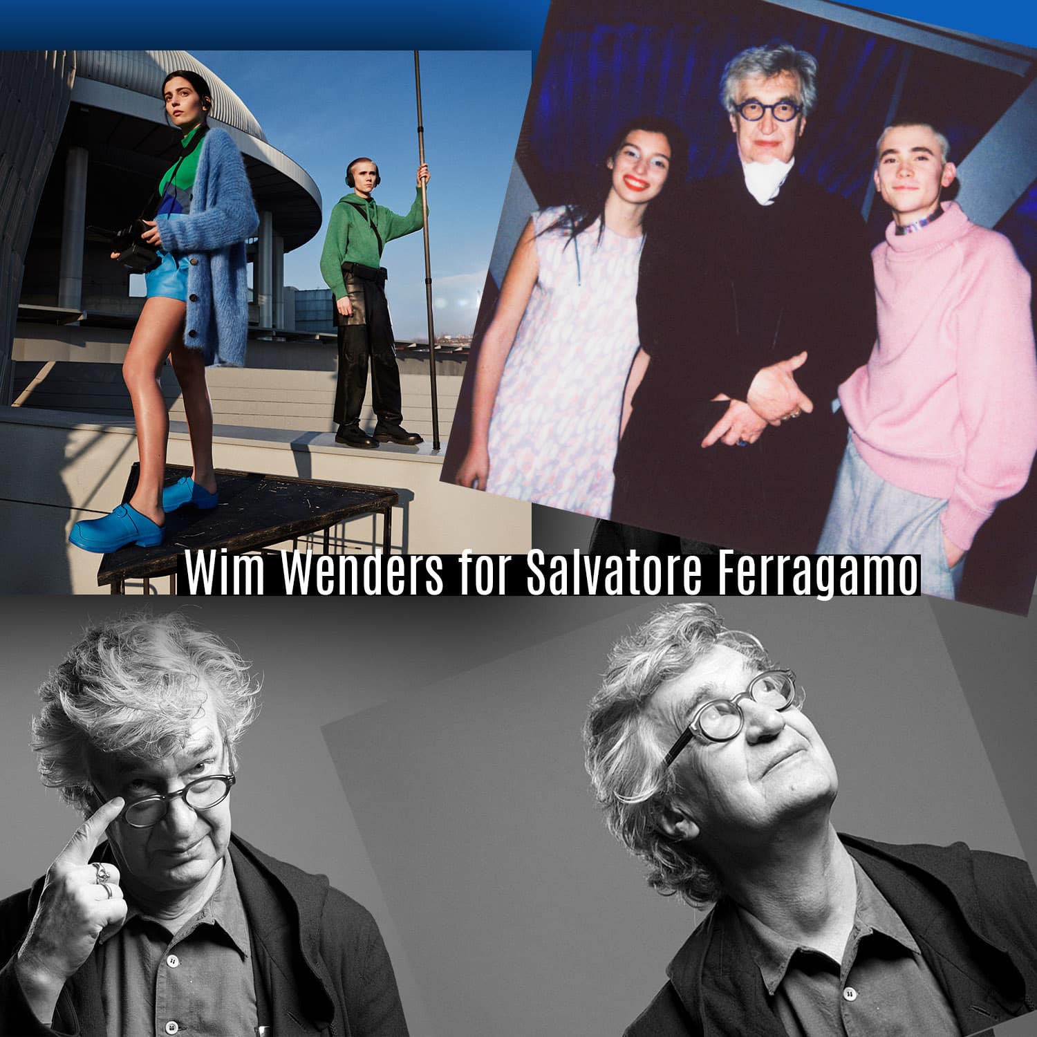 Wim Wenders para Salvatore Ferragamo Outono 2021 por RUNWAY MAGAZINE