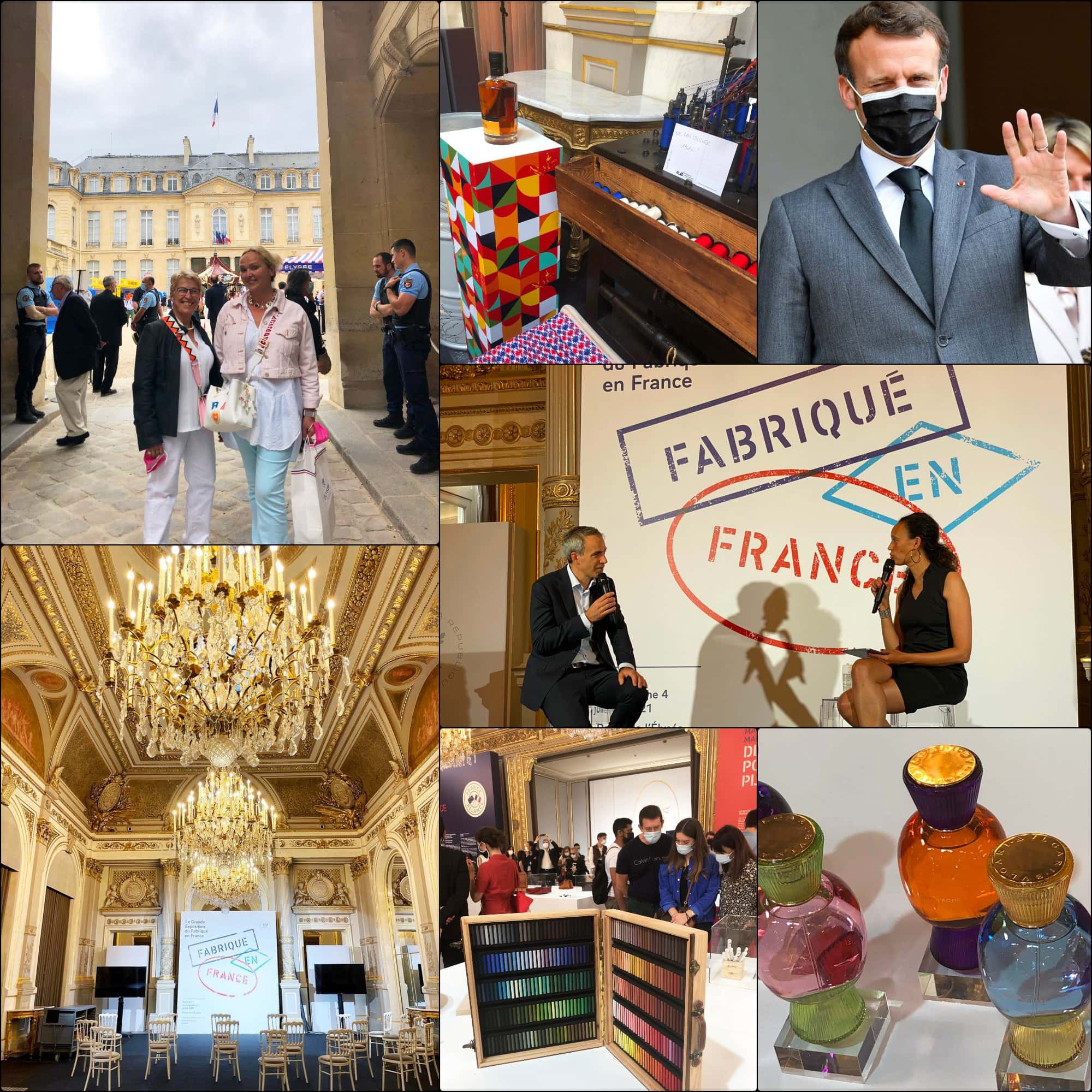 Fabriqué en France 2021 Elysée expo par RUNWAY REVISTA. Emmanuel Macron