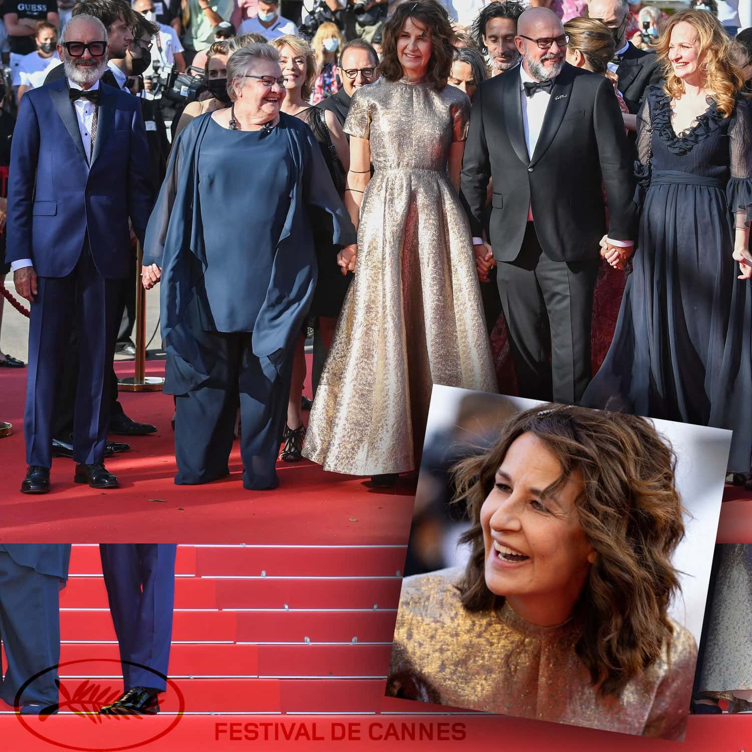 Cannes 2021 – Roc Lafortune, Danielle Fichaud, Valerie Lemercier, Sylvain Marcel, Pascale Desrocher – Foto GettyImage – by RUNWAY MAGAZINE