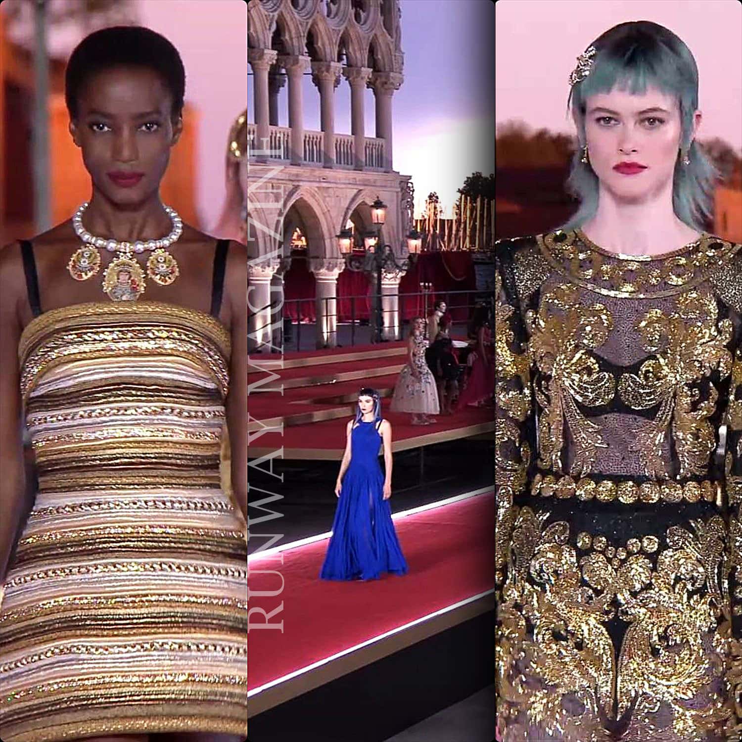 Dolce Gabbana Alta Moda Venecia 2021 para la temporada Otoño-Invierno 2021-2022 de RUNWAY REVISTA