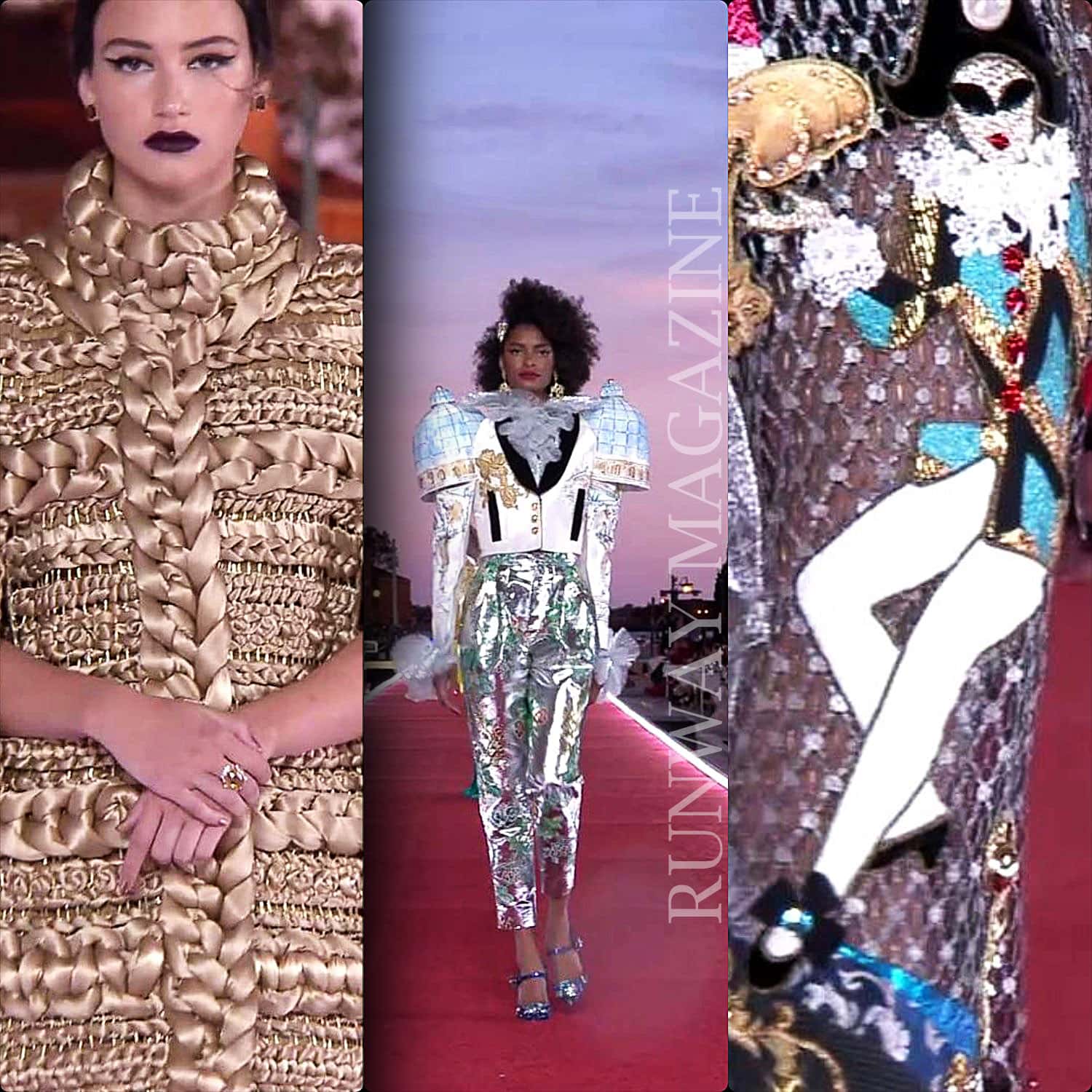 Dolce Gabbana Alta Moda Venecia 2021 para la temporada Otoño-Invierno 2021-2022 de RUNWAY REVISTA