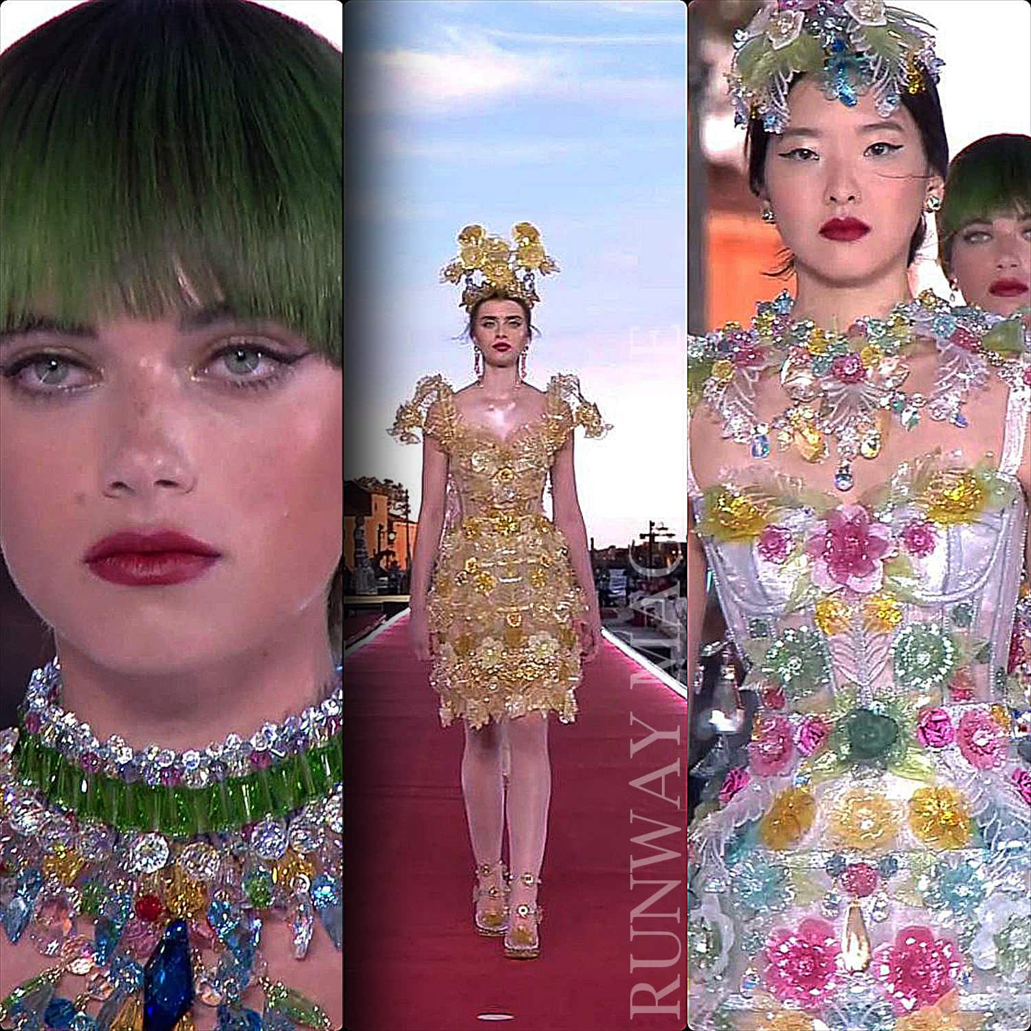 Dolce Gabbana Alta Moda Venecia 2021 para la temporada Otoño-Invierno 2021-2022 de RUNWAY REVISTA
