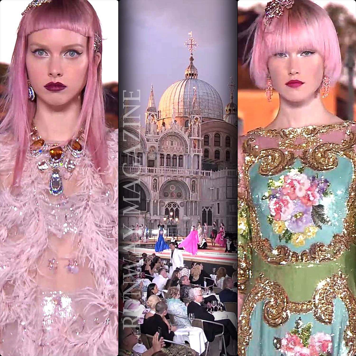 Dolce Gabbana Alta Moda Venecia 2021 para la temporada Otoño-Invierno 2021-2022 de RUNWAY REVISTA