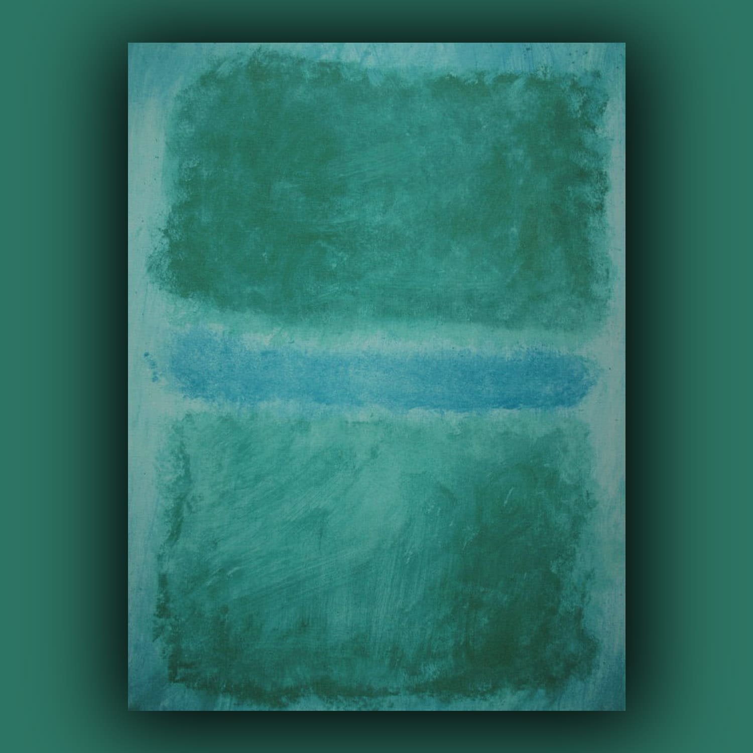 Mark Rothko - Green divided by Blue