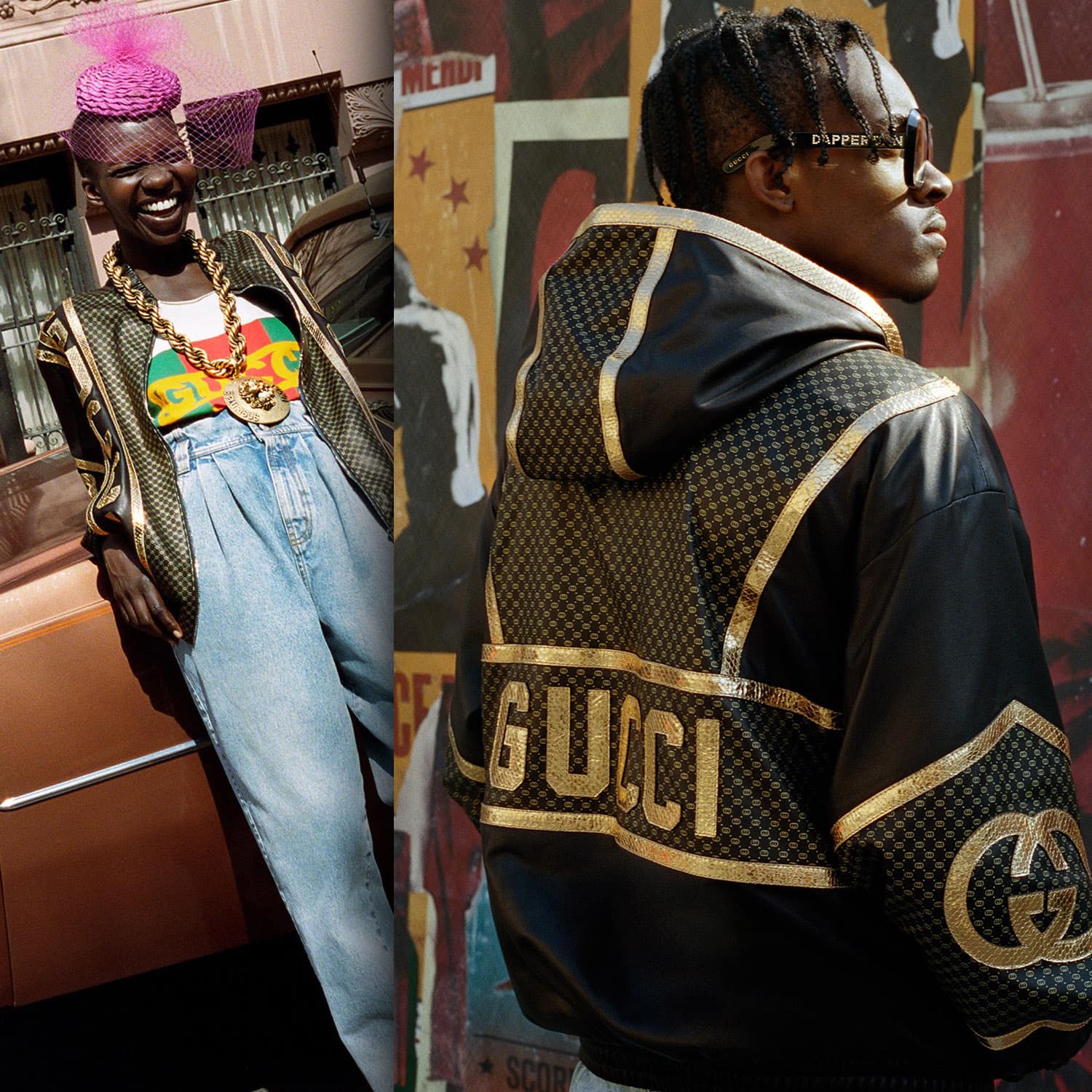 Campagna Gucci x Dapper Dan 2017 di RUNWAY MAGAZINE