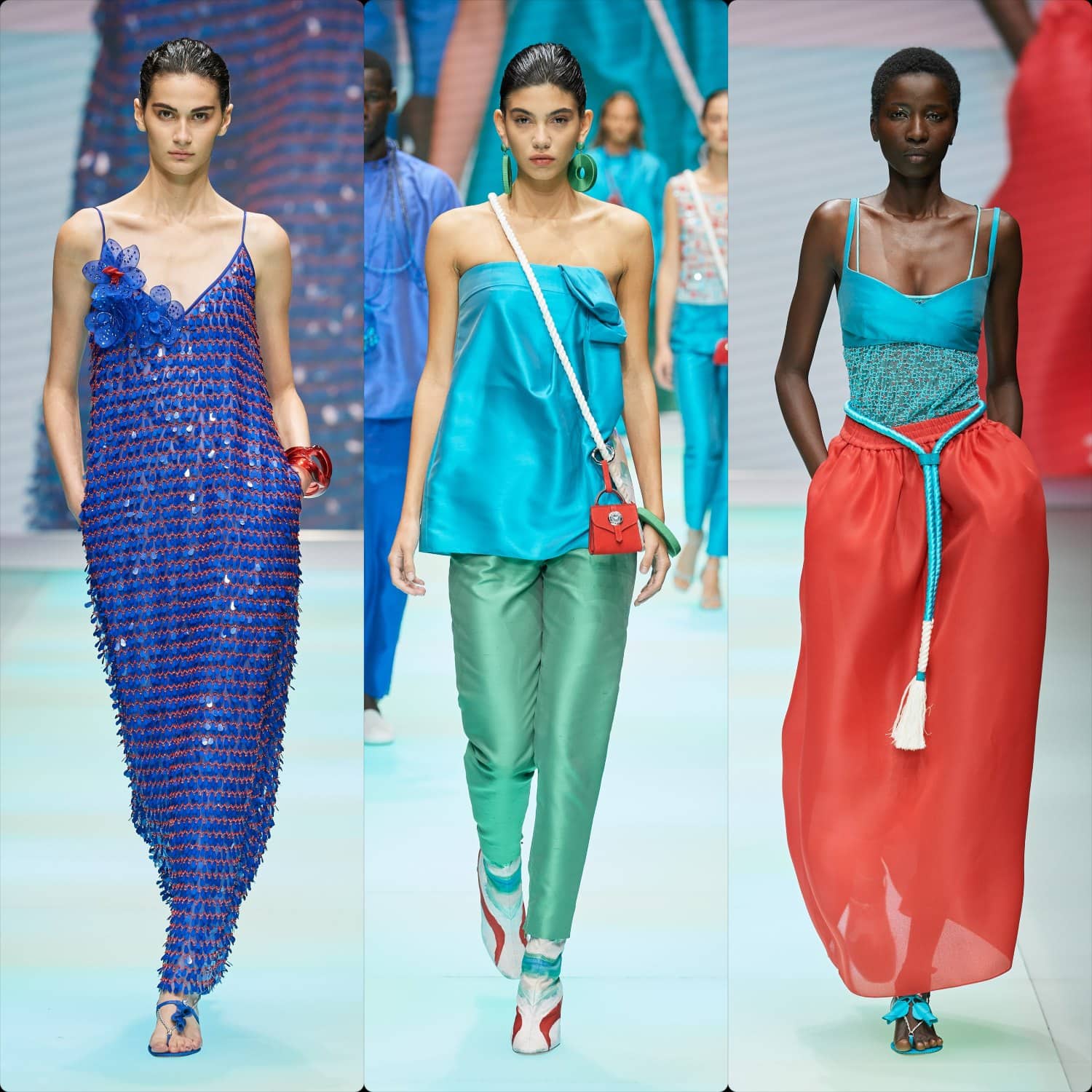 エンポリオアルマーニ2022年春夏 RUNWAY マガジン