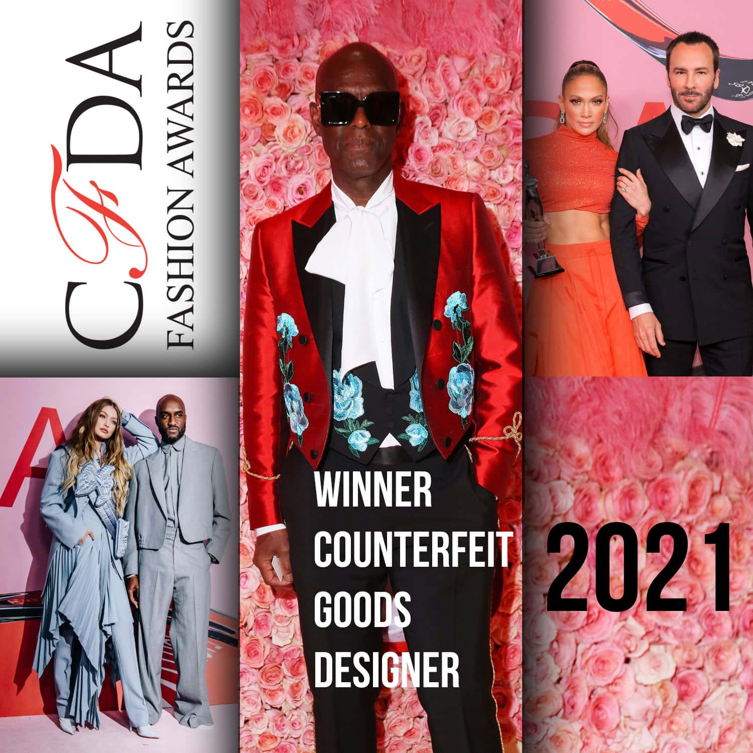 CFDA Awrds 2021 - gagnant Dapper Dan, designer de produits de contrefaçon