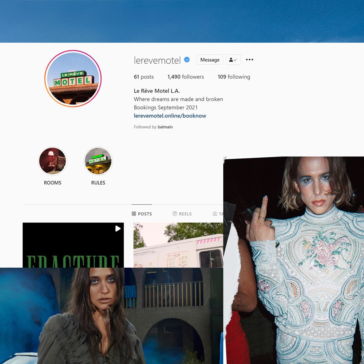 Série Fracture Balmain de Olivier Rousteing fiasco