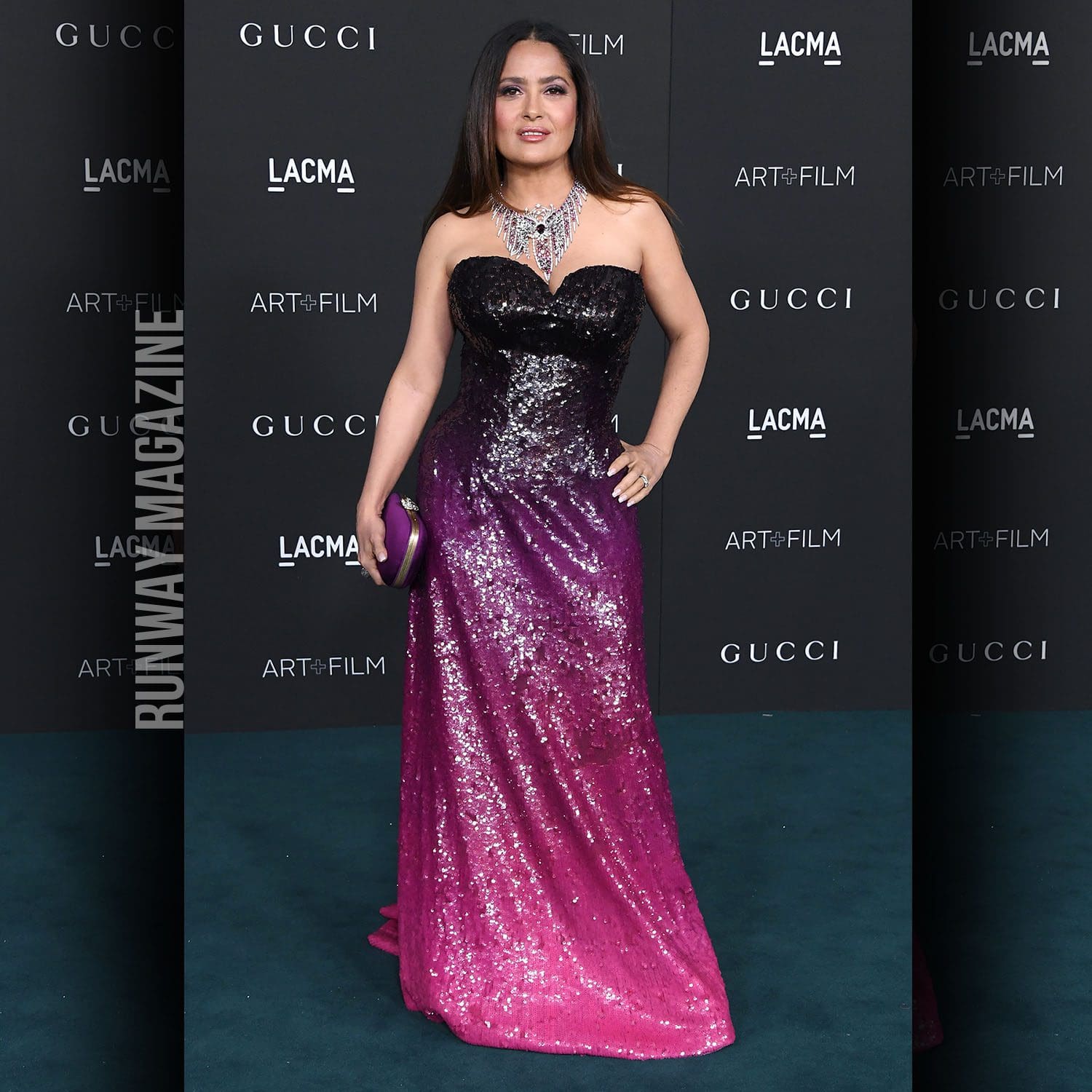 Salma Hayek bei der Lacma Art+Film Gala 2021 von RUNWAY MAGAZINE