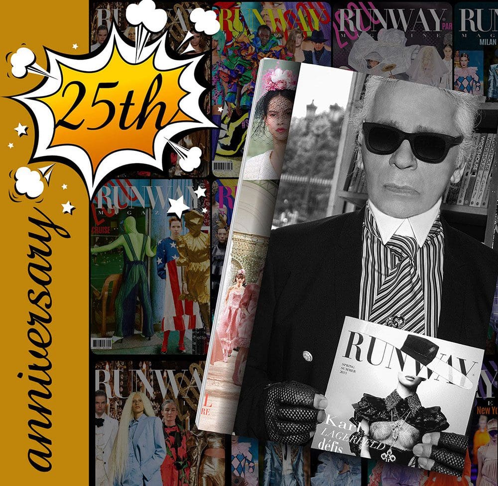 RUNWAY MAGAZIN 25-jähriges Jubiläum - Karl Lagerfeld
