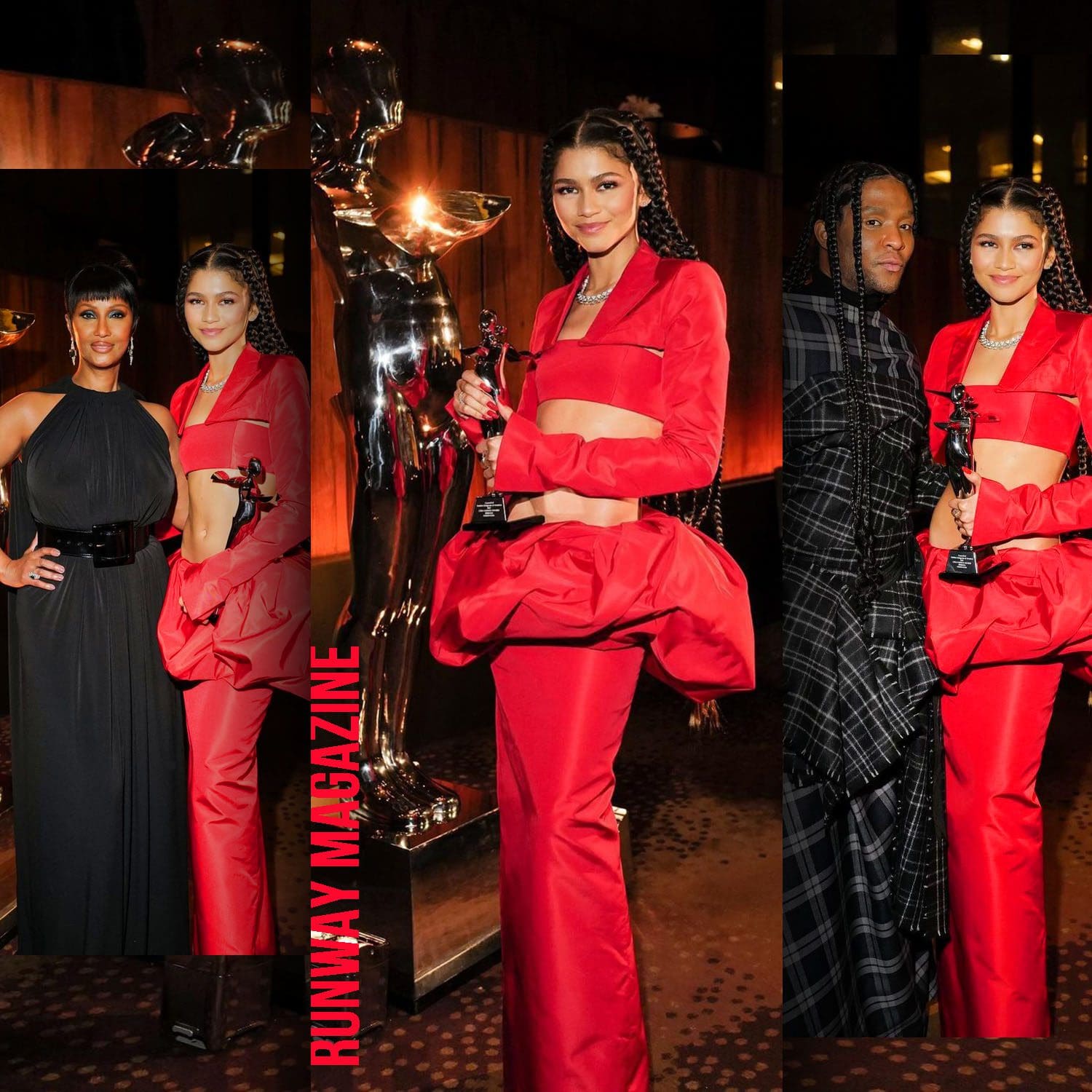 Zendaya, 2021 CFDA Fashion Icon, Iman e lo stilista Law Roach al CFDA Award 2021