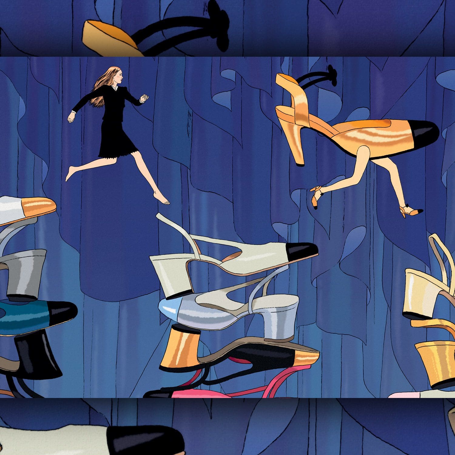 Una scarpa che calza a pennello Maison Massaro - Illustrazioni di Remembers